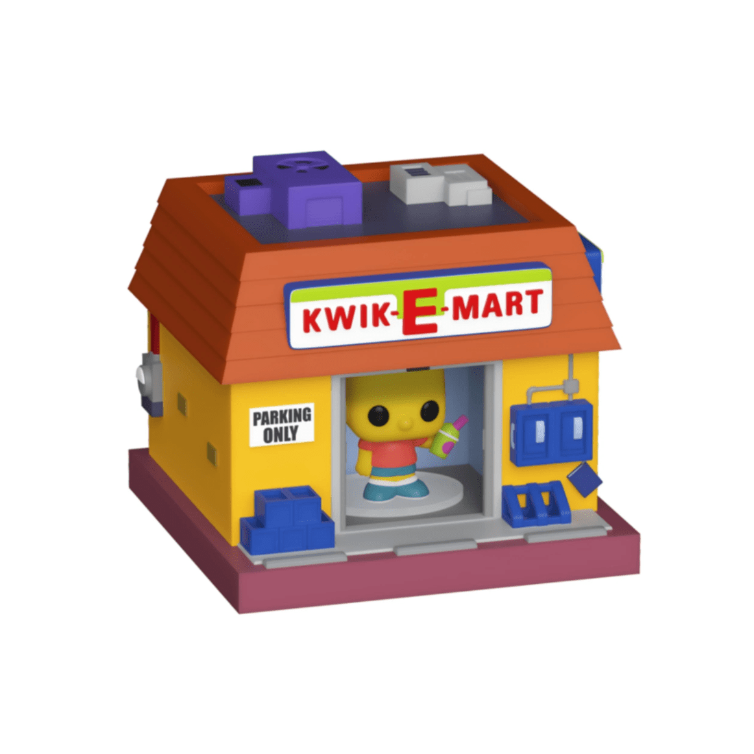 3 Funko The Simpsons Bart Simpson and Kwik-E-Mart Bitty Town Funko POP! Vinyl, 3 of 3