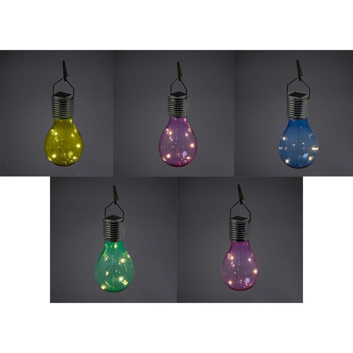 2 Solar Light Bulb - Assorted, 2 of 10