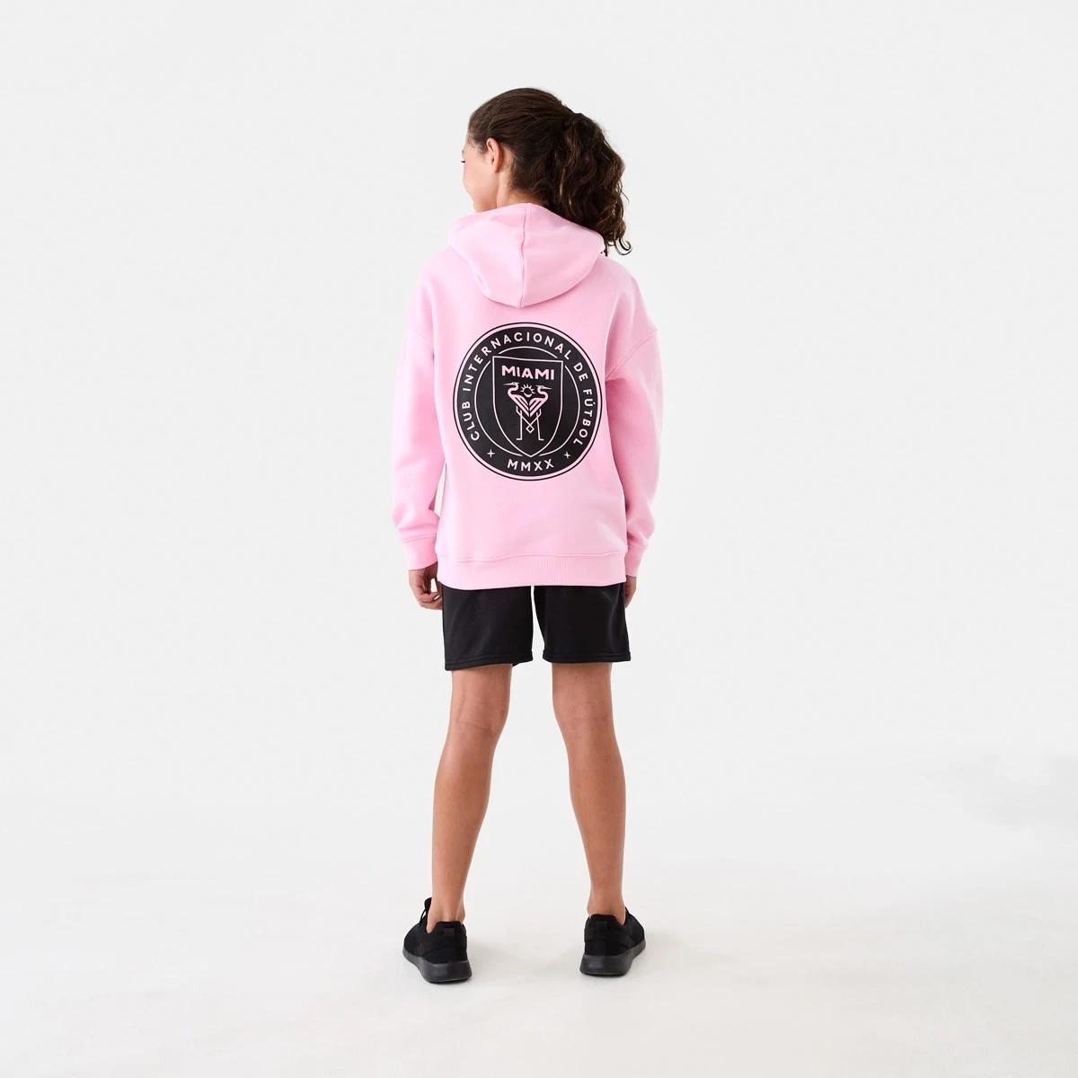 8 Official Inter Miami Kids Hoodie True Pink, 8 of 10
