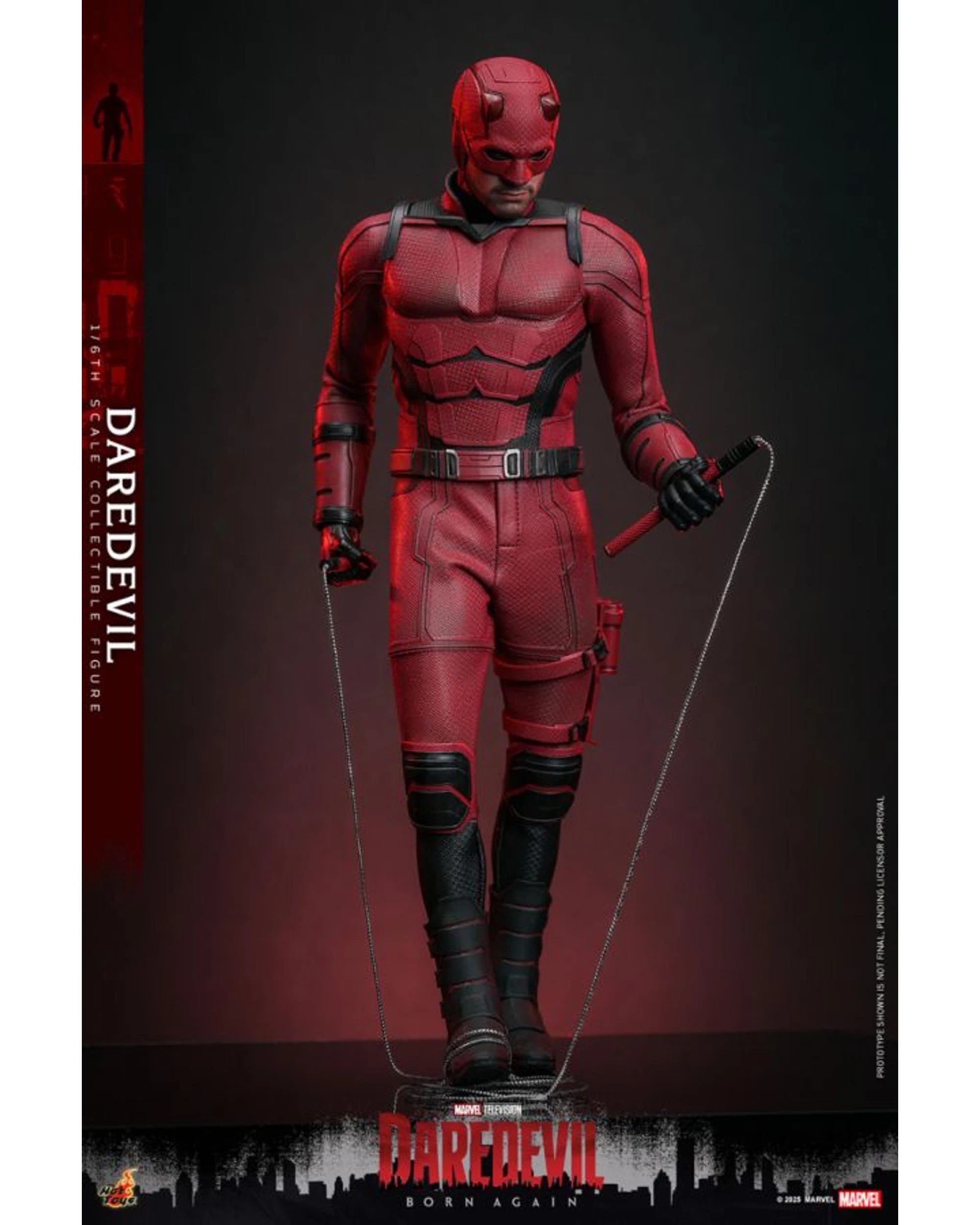 3 Hot Toys Daredevil Born Again TV Daredevil 1:6 Figure, 3 of 9
