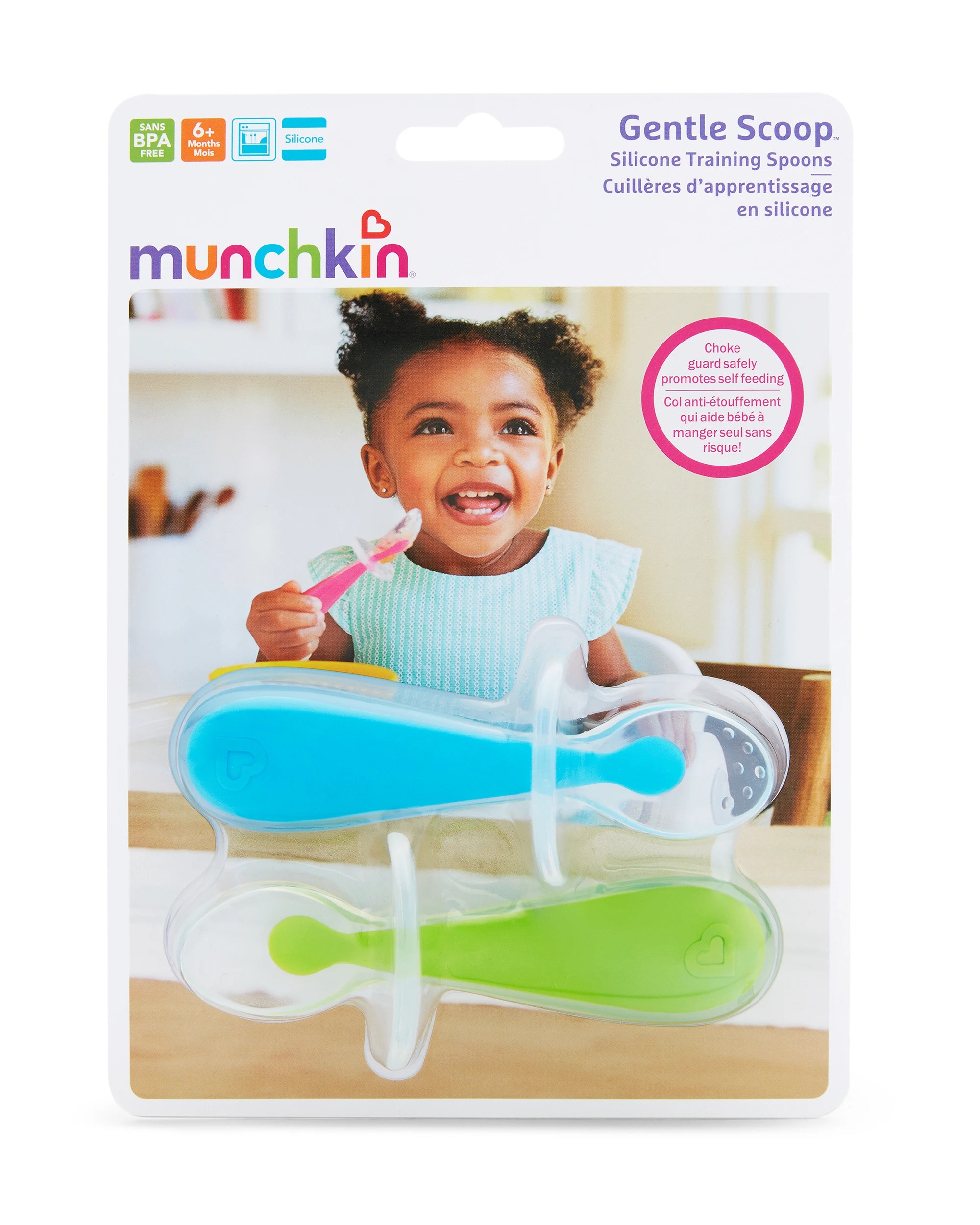 6 Munchkin Gentle Scoop Silicone Training Spoons - 2pk - Multi, 6 of 6