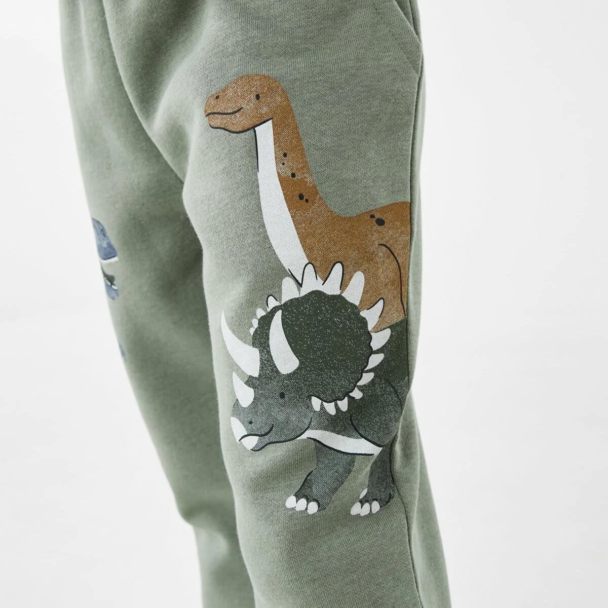 6 Print Trackpants Grn Dino, 6 of 8