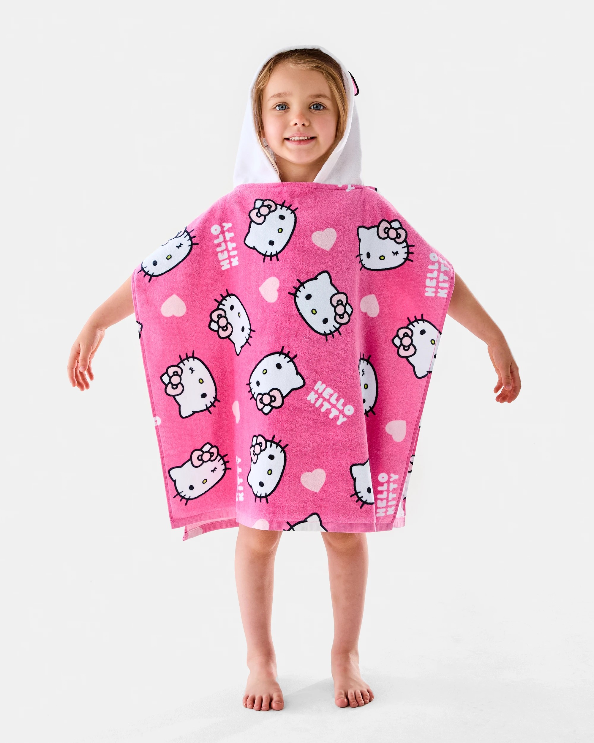 3 Hello Kitty Cotton Hooded Towel, 3 of 8