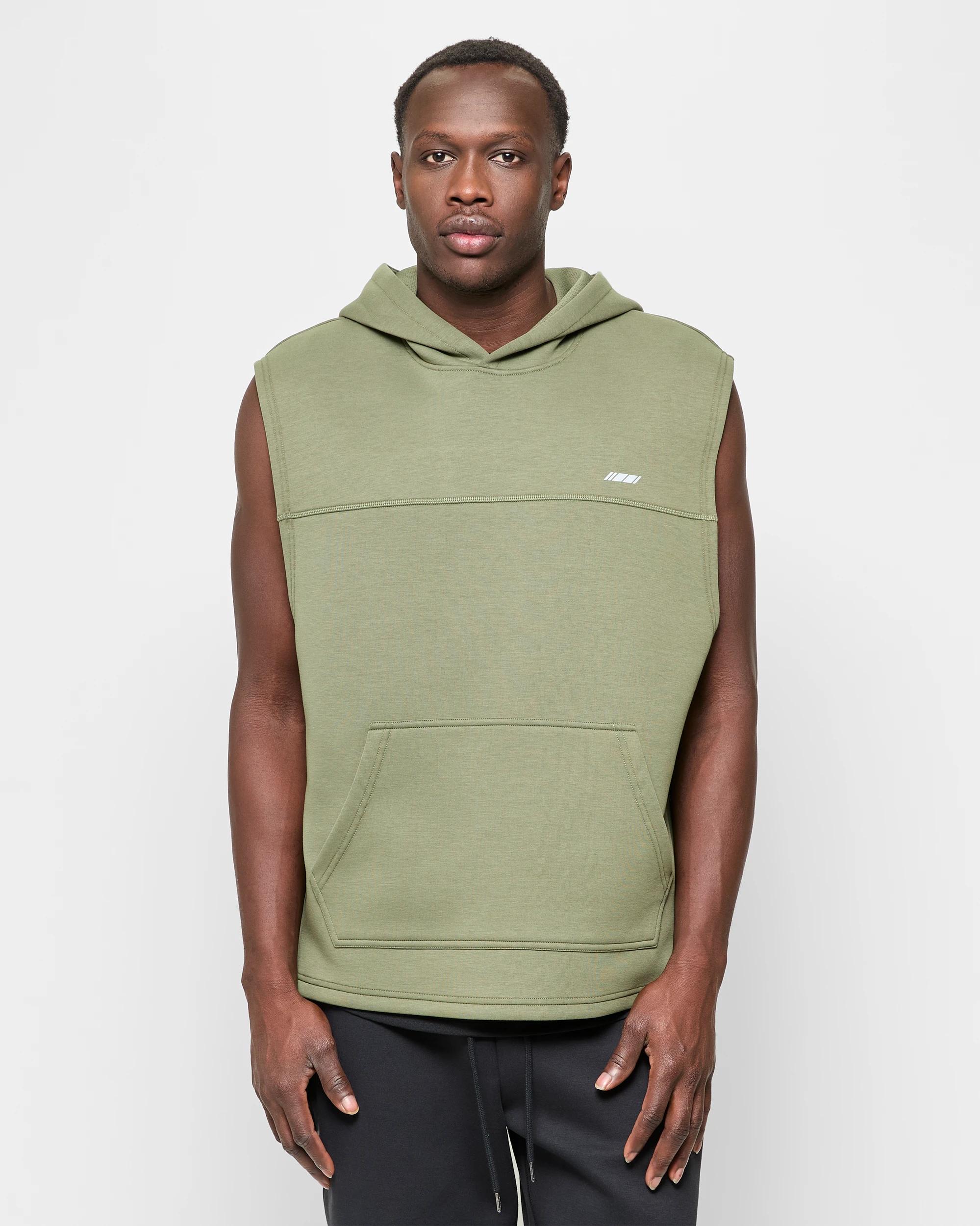 1 Target Active Tech Sleeveless Hoodie KHAKI, 1 of 5