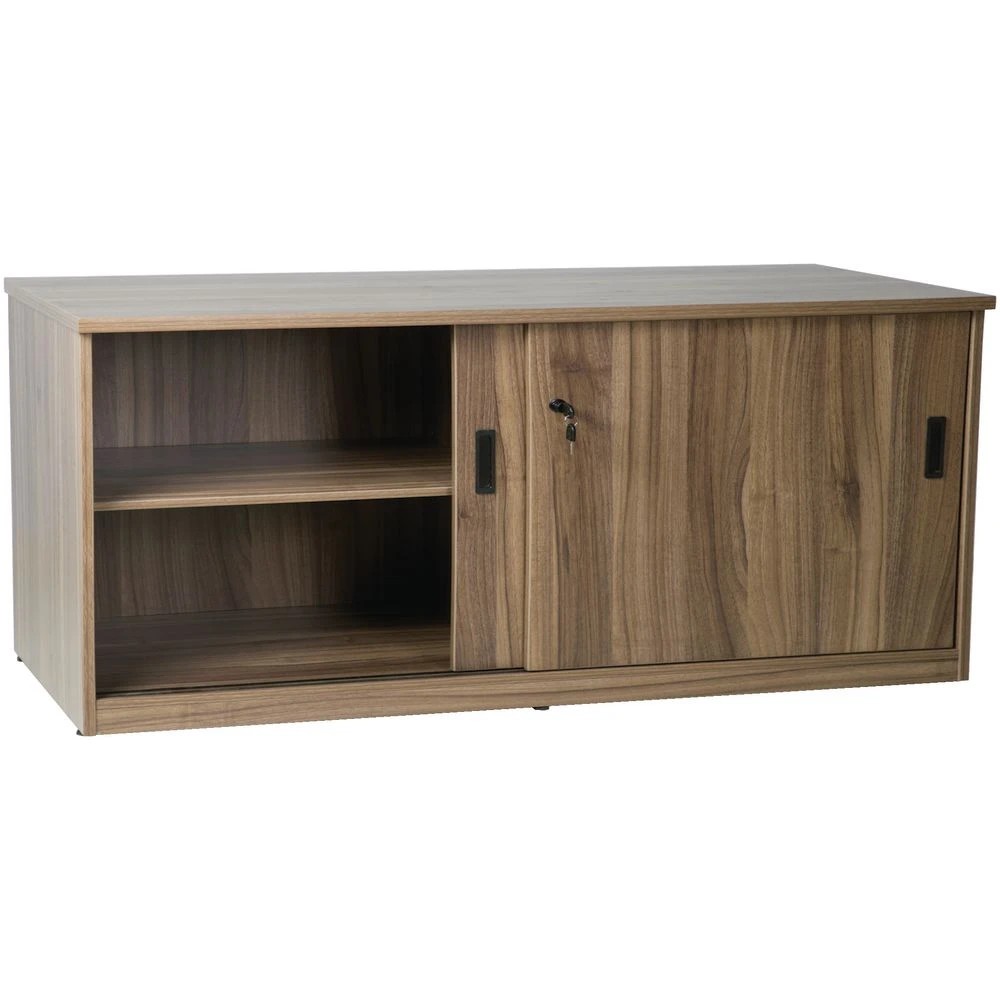 2 Stilford Professional Credenza 1500mm Sliding Door Walnut Cabinets Cupboards, Lockers and Credenzas, 2 of 3