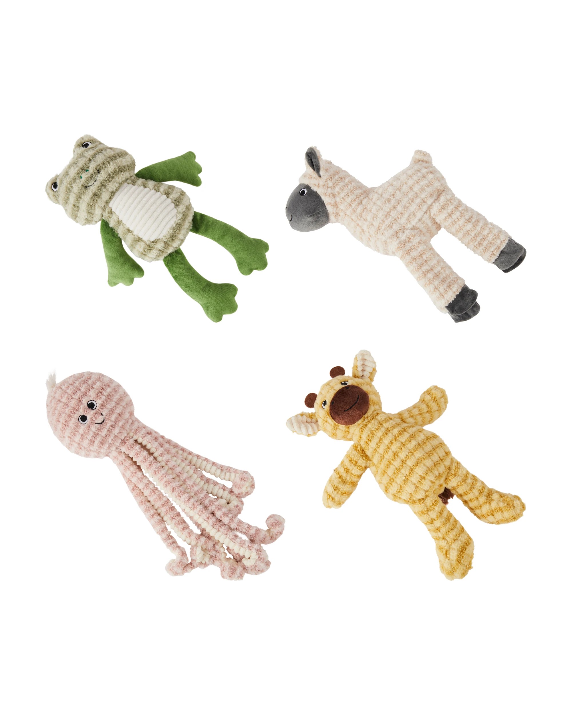 1 Pet Toy Thick Rib Plush - Assorted, 1 of 4