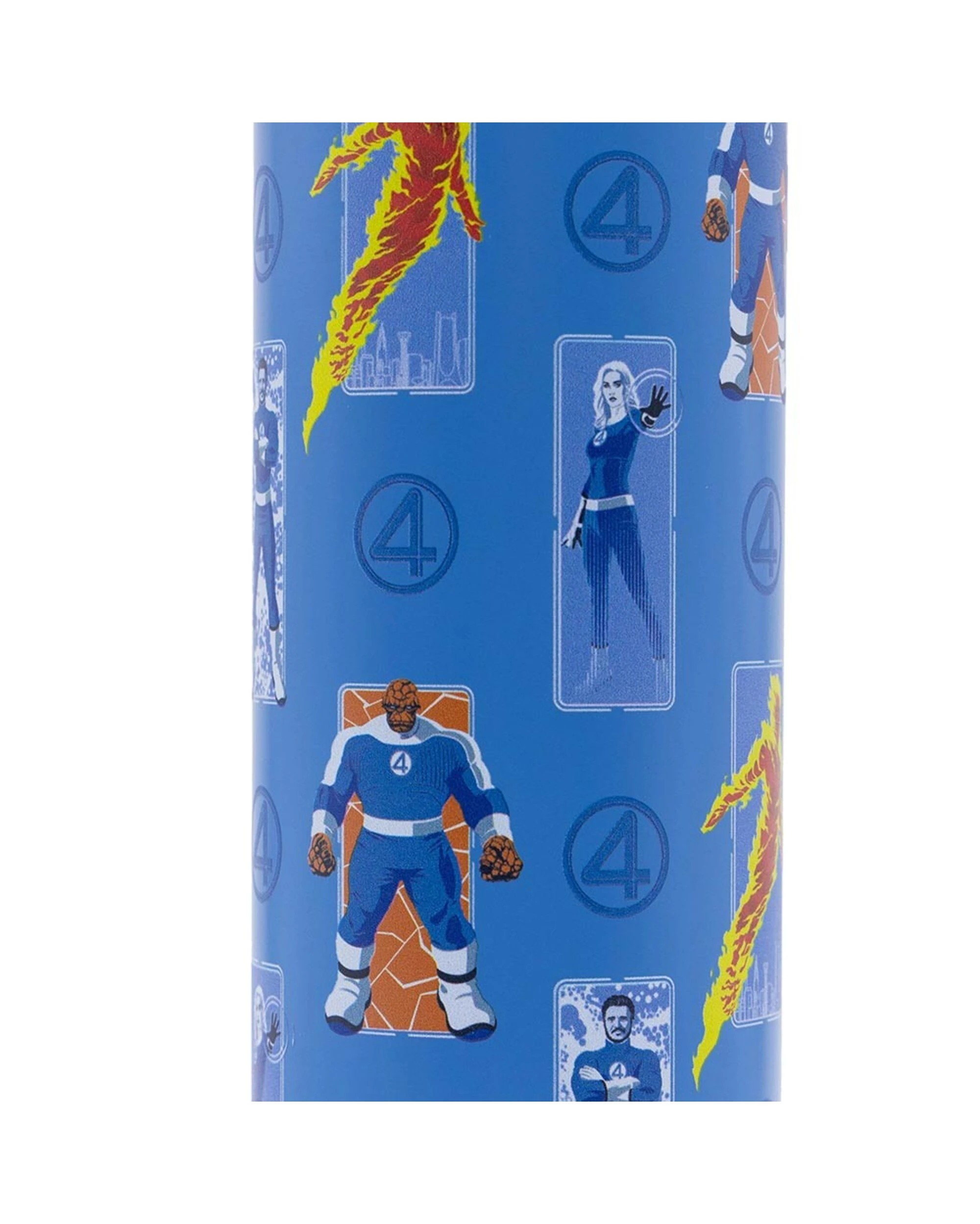3 Marvel - The Fantastic Four: First Steps Metal Drink Bottle - Blue, 3 of 4