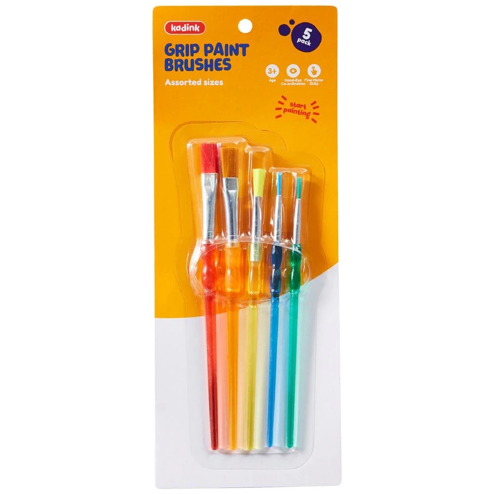 1 Kadink Grip Paintbrushes 5 Pack, 1 of 3