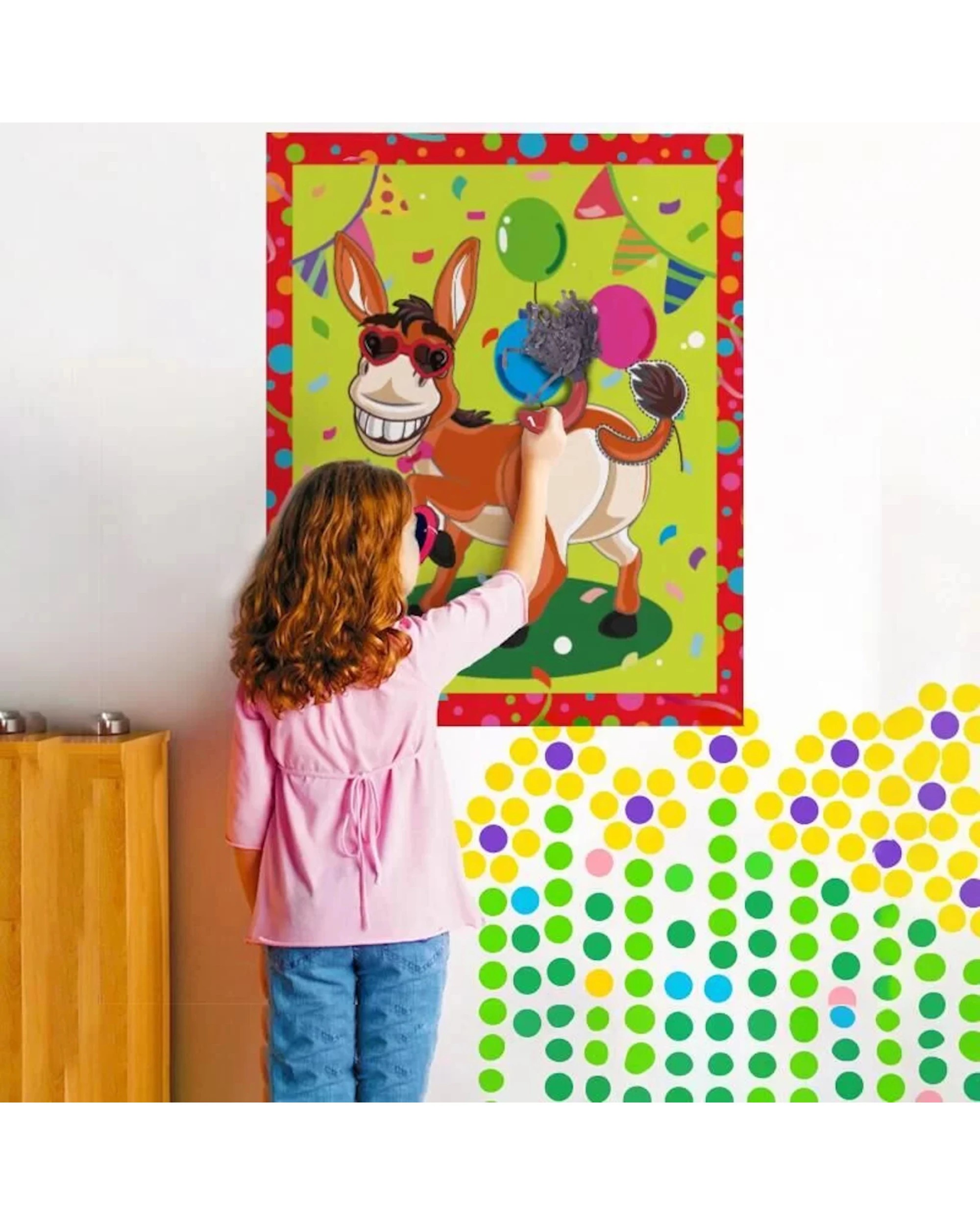 2 Party Maker Pin the Tail On The Donkey Party Game - Multi, 2 of 3