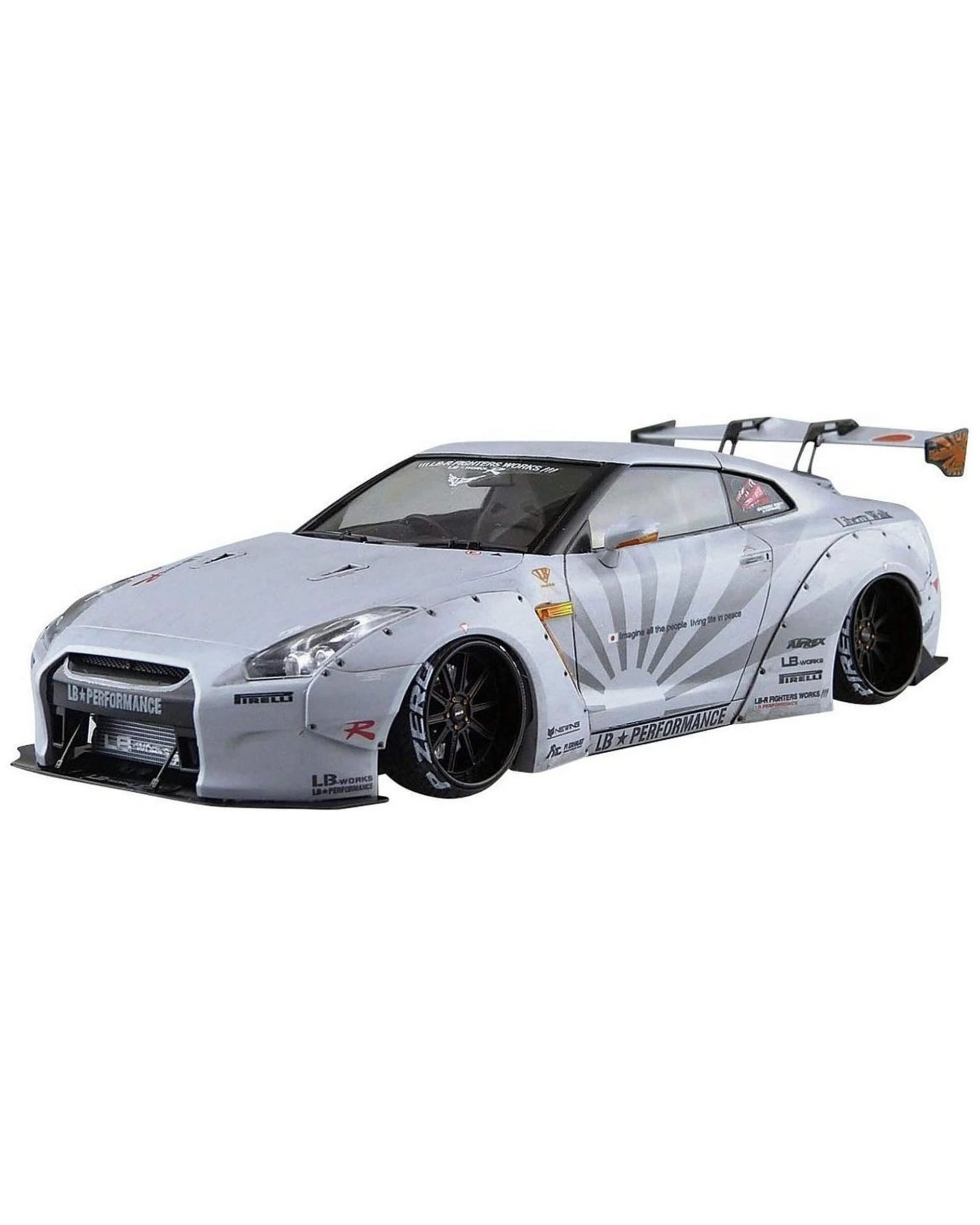 1 Aoshima LB Works R35 Nissan GT-R 1:24 Scale Model Kit, 1 of 5