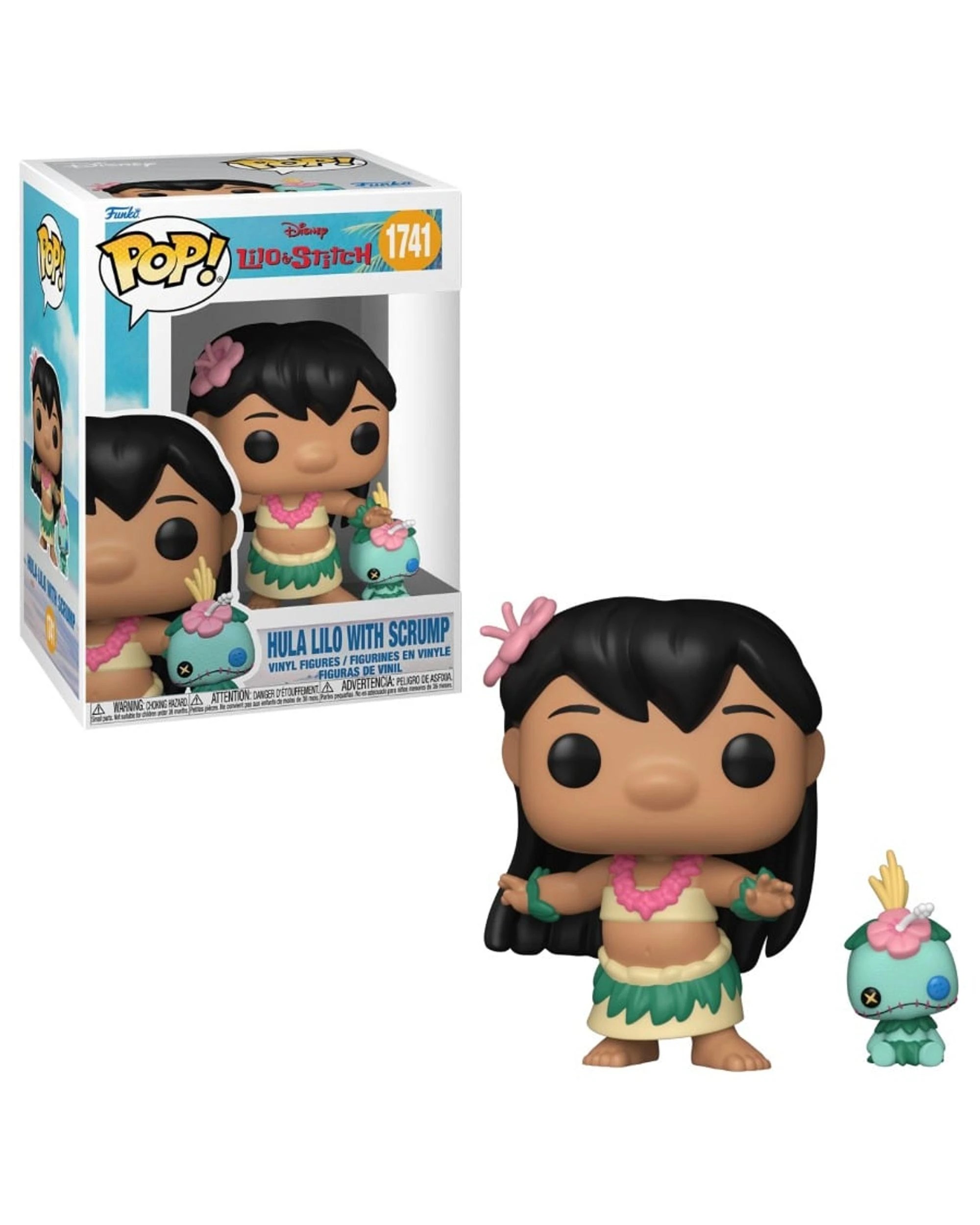 1 Disney Lilo and Stitch Hula Lilo with Scrump Funko POP! Vinyl, 1 of 2