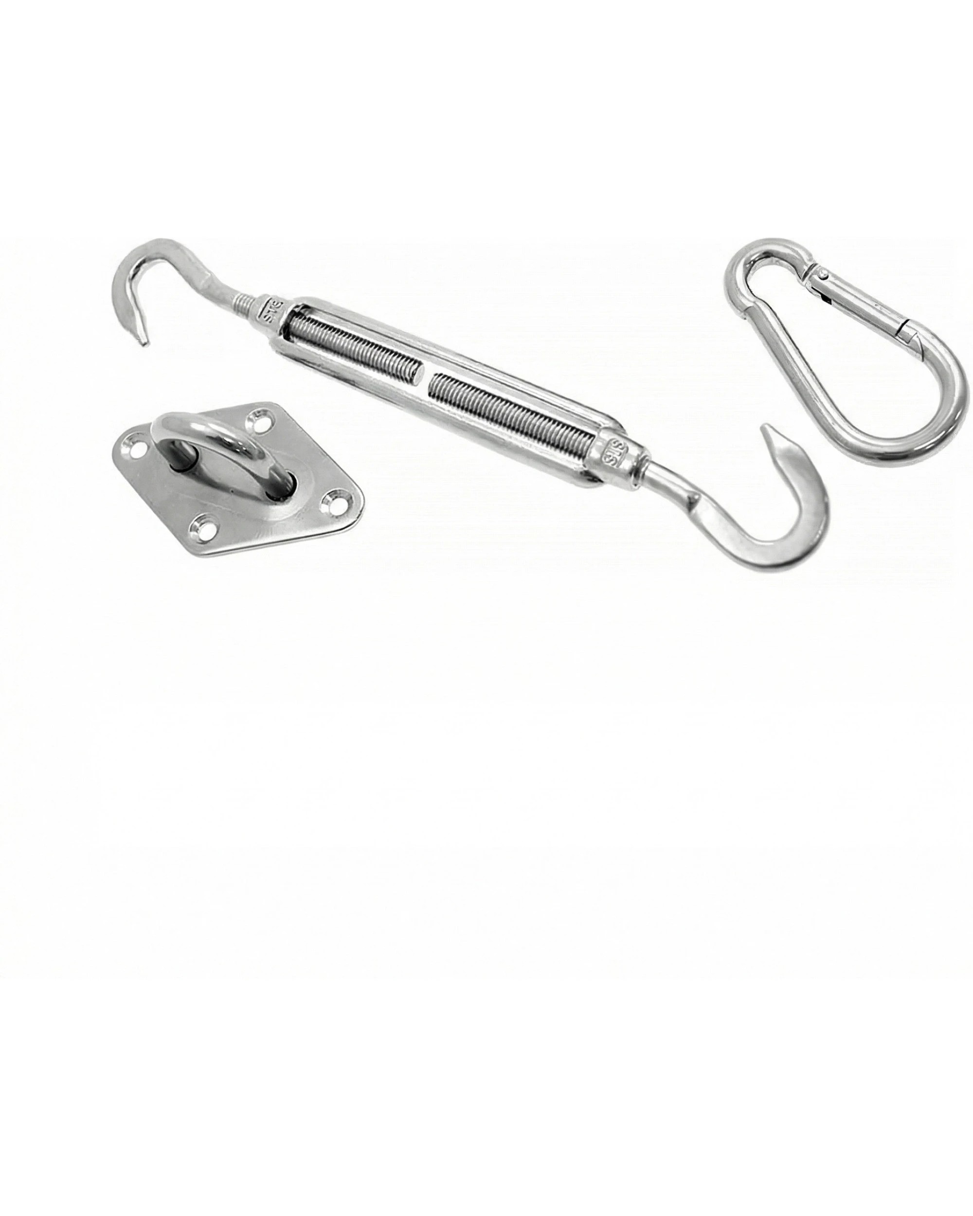 5 Wallaroo 9 x 9M Outdoor Sun Shade Sail Canopy Square - Grey, 5 of 6