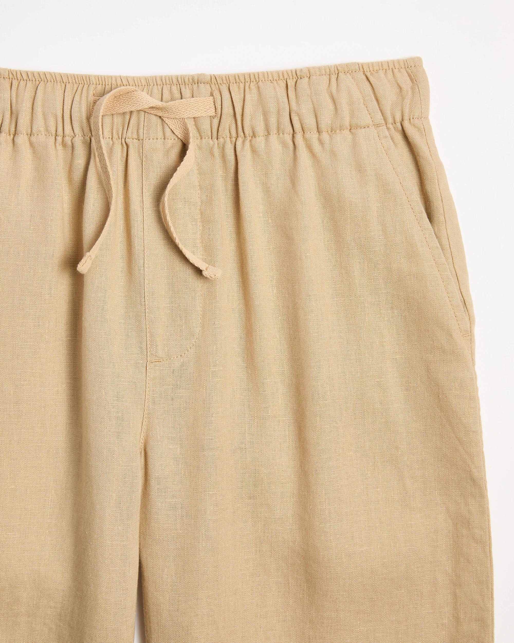 5 Target European Linen Pants TAN, 5 of 6