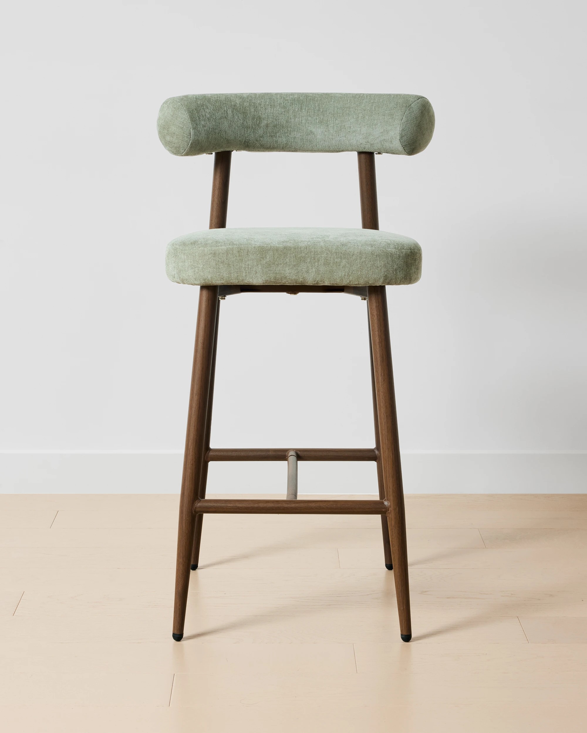 2 Henry Upholstered Bar Stool - Green, 2 of 7