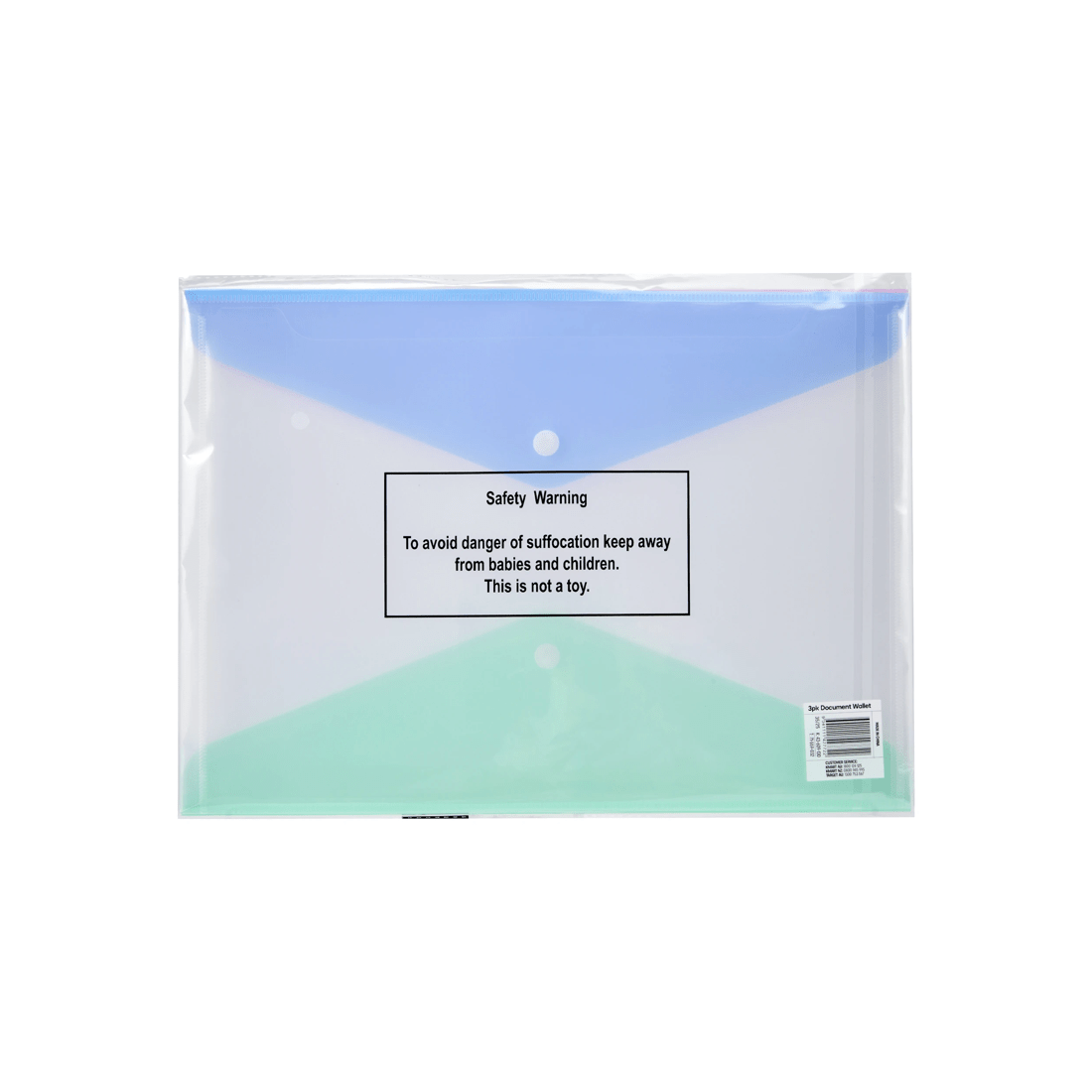 7 3 Pack Document Wallet, 7 of 7