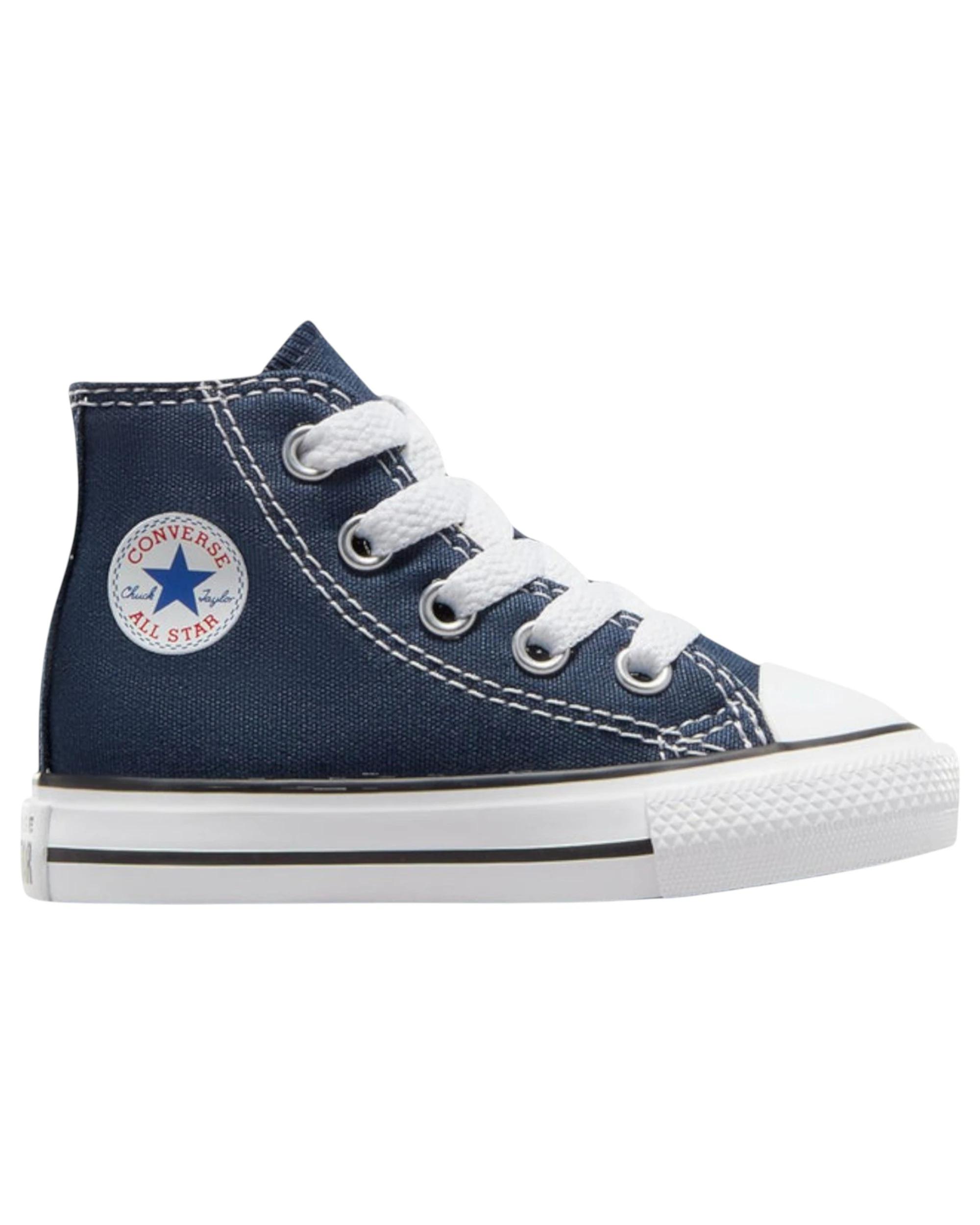 1 Converse Unisex Toddler Chuck Taylor All Star High Top Casual Shoes NAVY, 1 of 7