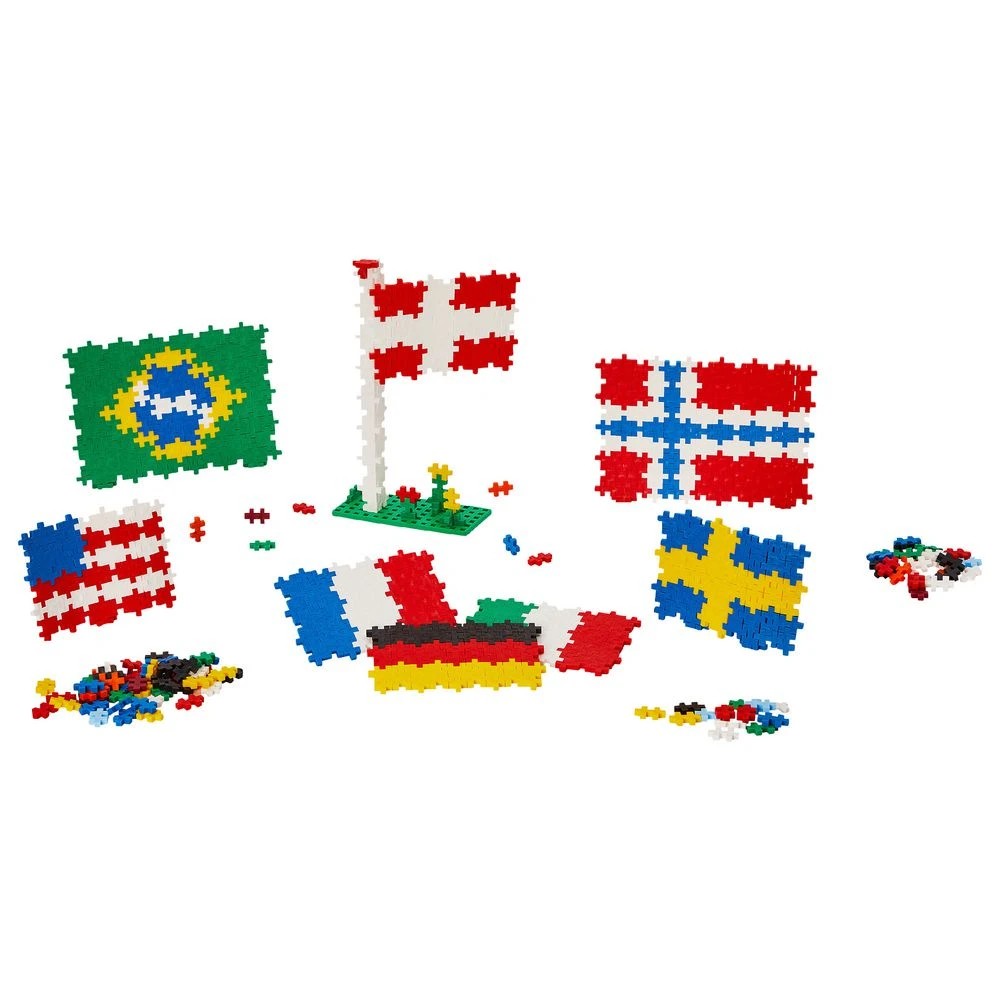 3 Plus-Plus Learn to Build Flags of the World 600 Pieces, 3 of 4
