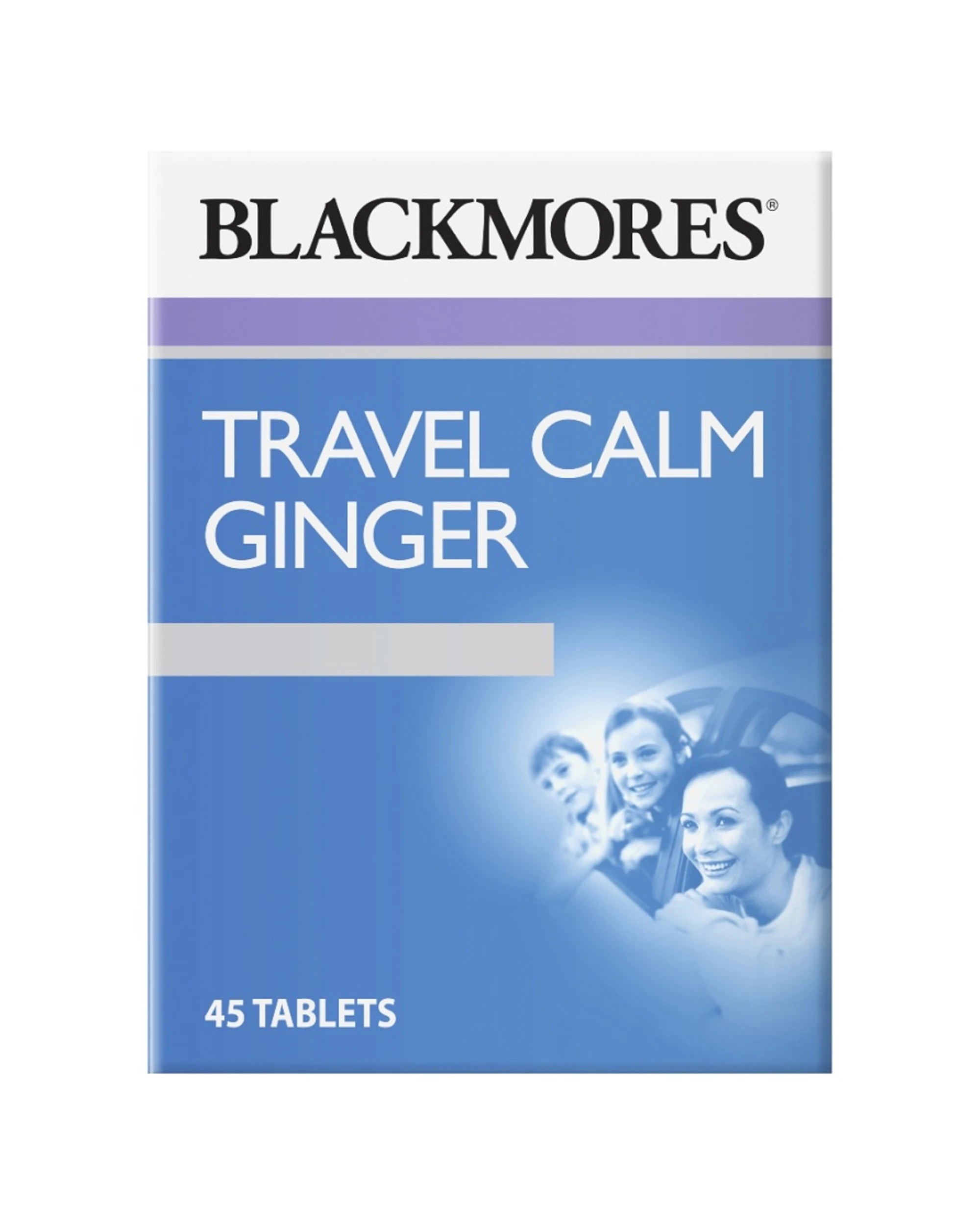 1 Blackmores 45pc Travel Calm Ginger Motion Sickness & Nausea Relief Supplement Tablets, 1 of 1