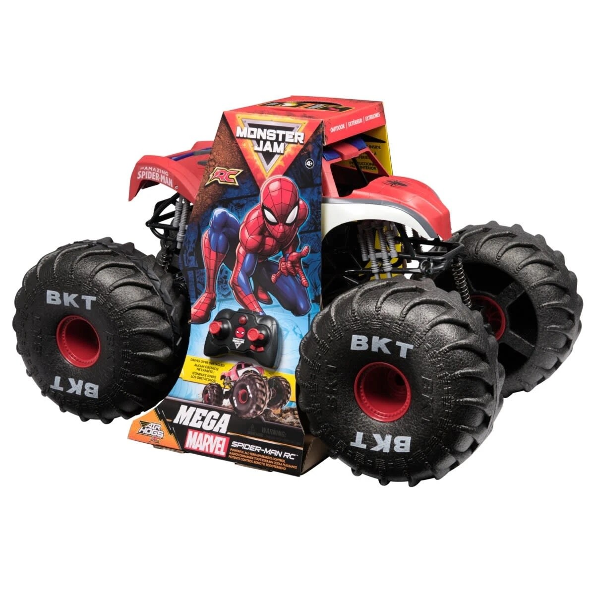 2 Monster Jam Marvel Spider-Man Mega 1:6 Scale RC Monster Truck, 2 of 8
