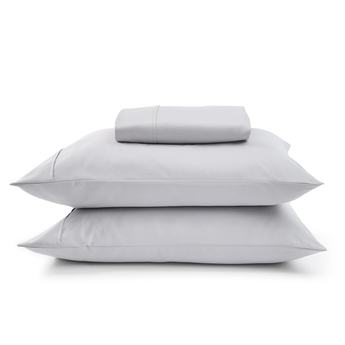 2 1000 Thread Count Cotton Rich Sheet Set - King Bed, Silver, 2 of 5