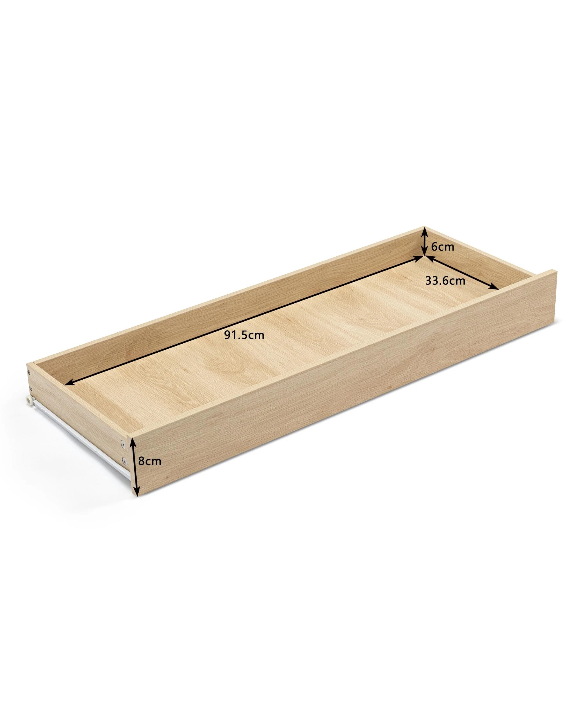 8 Kodu Belle Computer Desk Student Study Office Desk with Drawer - Natural, 8 of 8