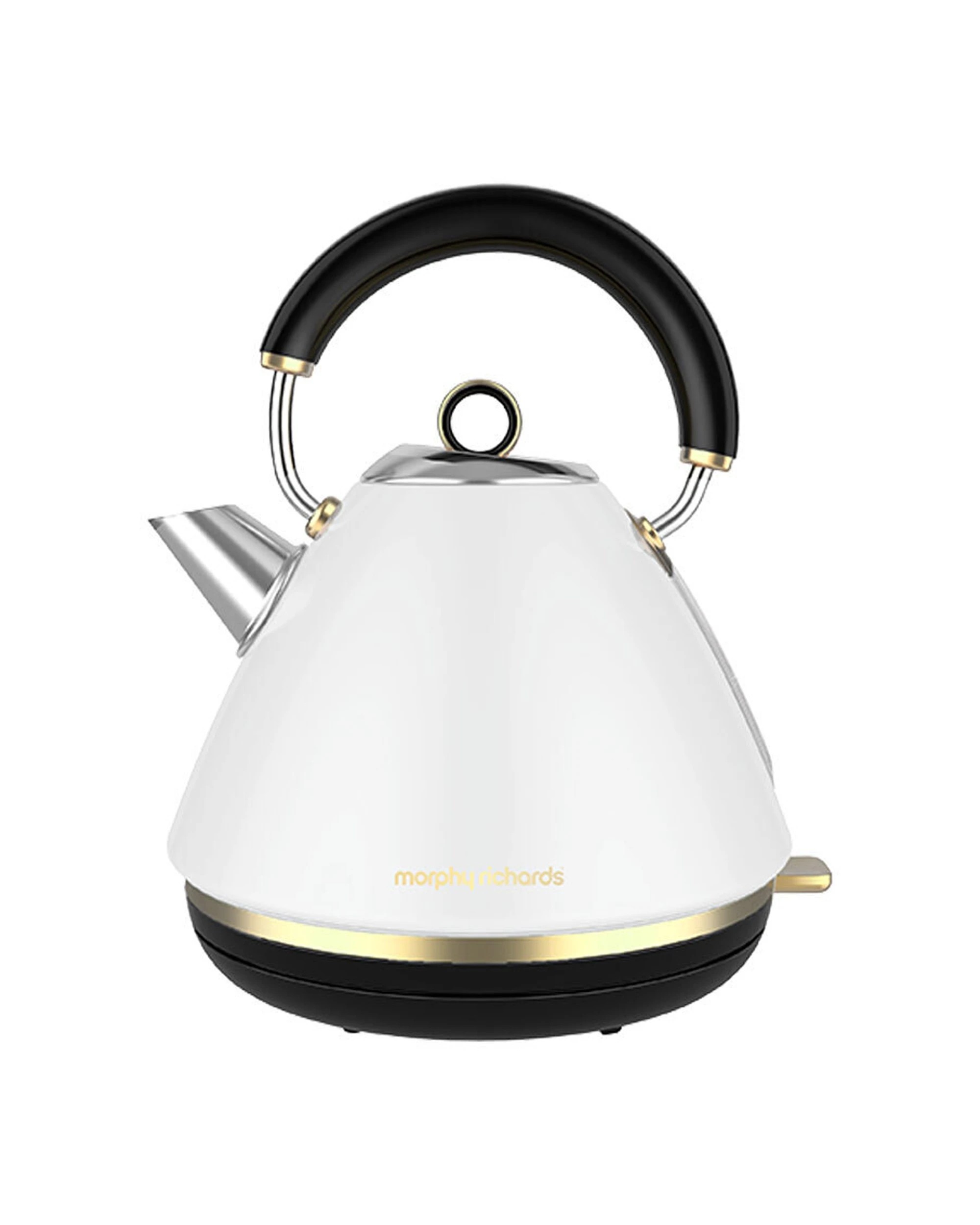 6 Morphy Richards Ascend Traditional Pyramid Kettle 2200W Boil Dry Protection
 - white, 6 of 9