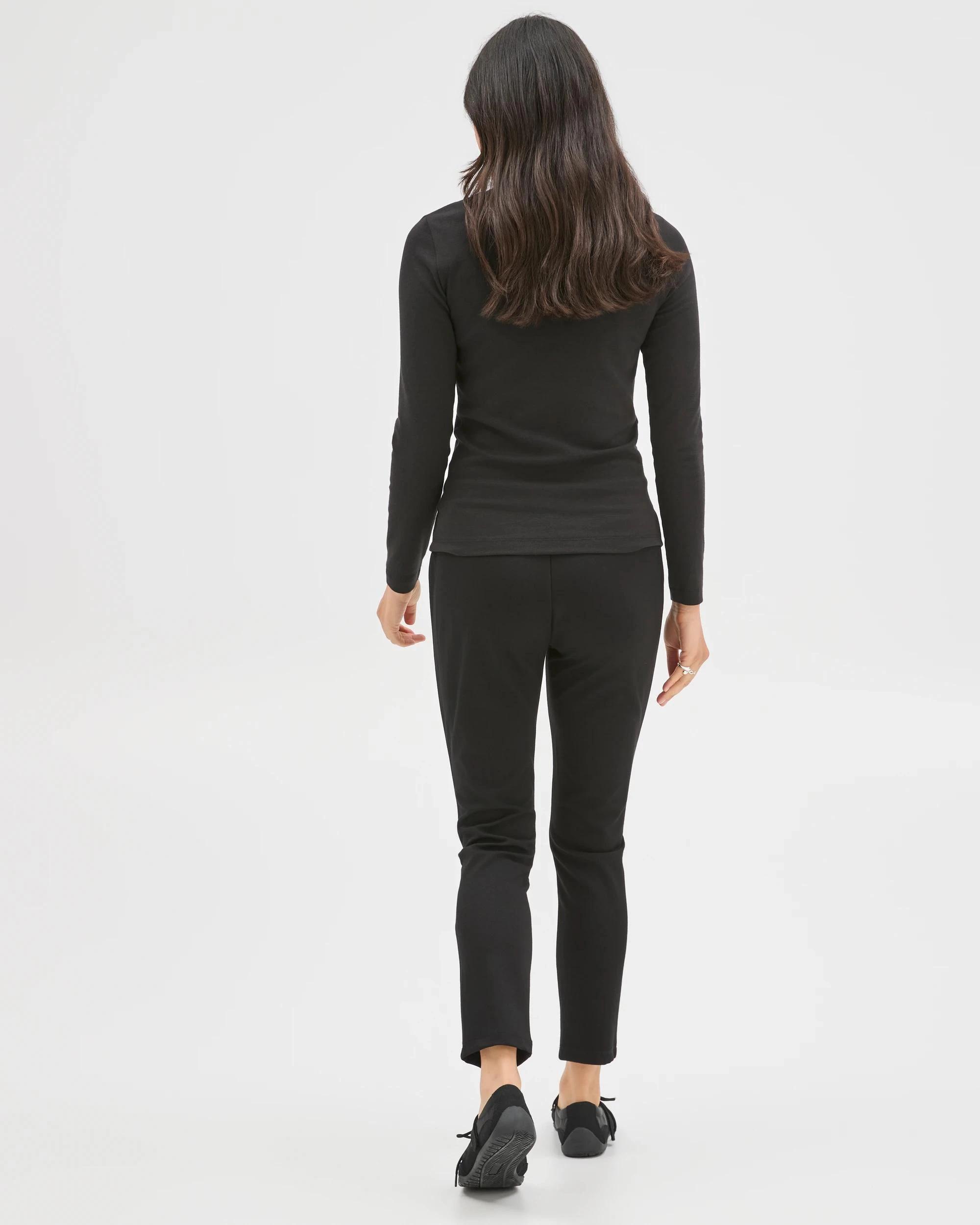 5 Target Woman Jersey Twill Leggings BLACK, 5 of 6