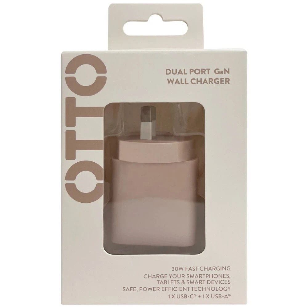 7 Otto 30W 2-Port USB-C + USB-A Wall Charger Pastel Pink, 7 of 7