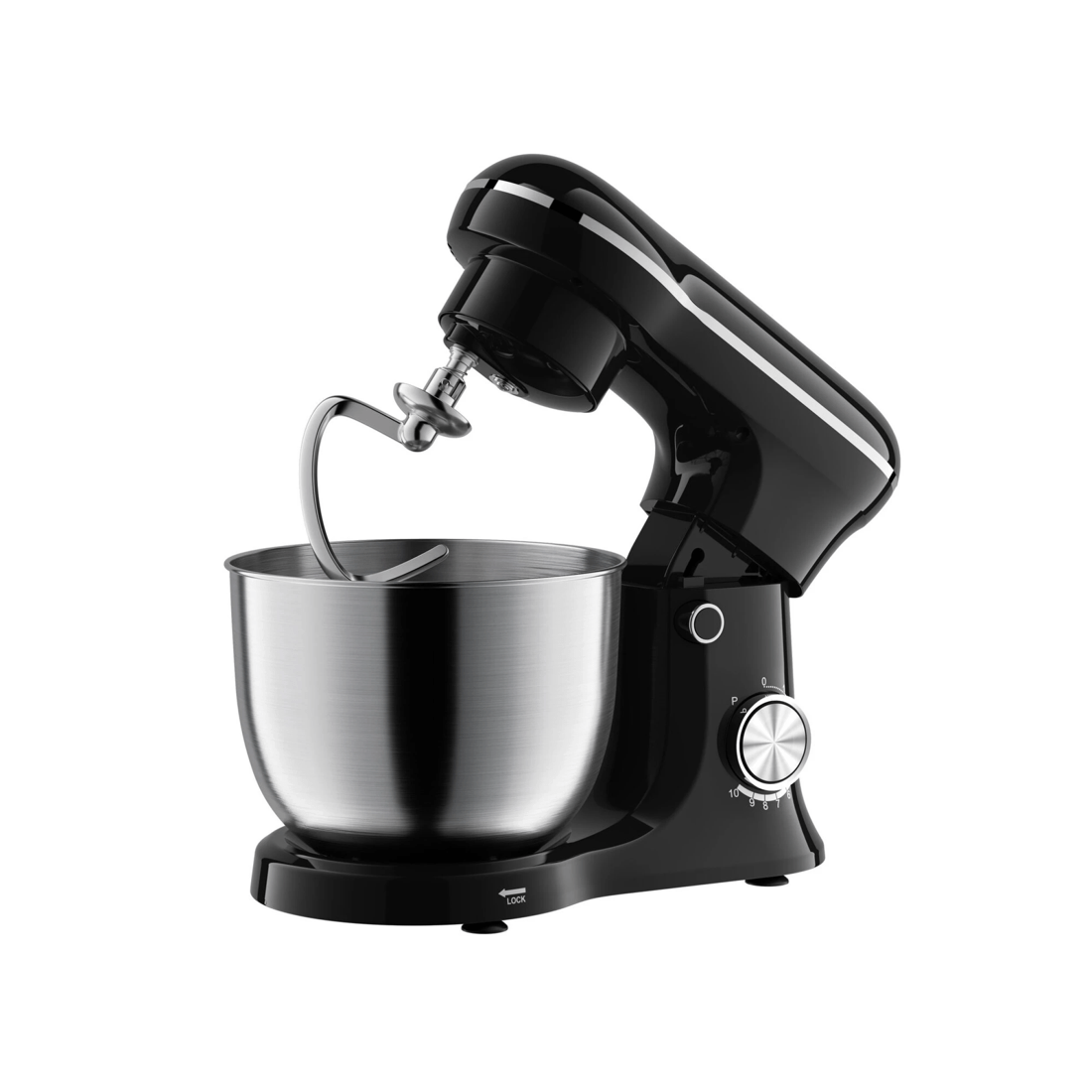 2 Healthy Choice Electric 400w Mix Master 5l Stand Mixer W/bowl/whisk/beater - Black, 2 of 3