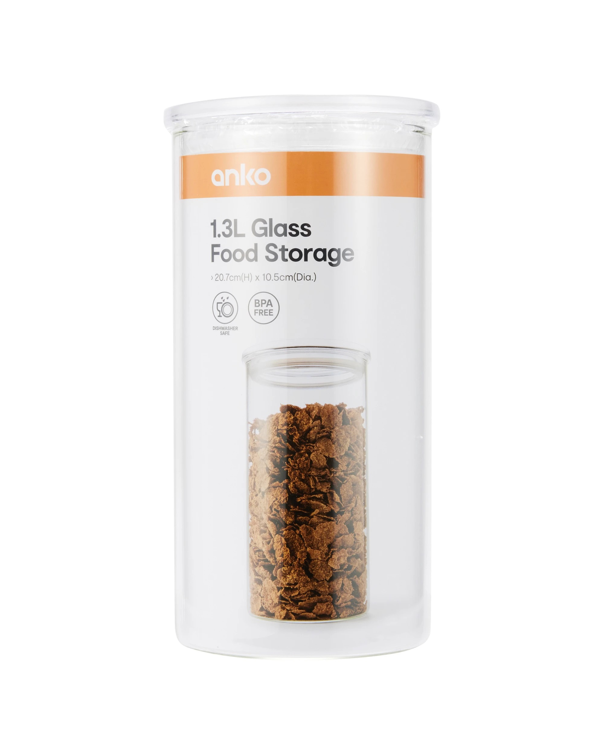 5 1.3L Glass Food Storage, 5 of 5