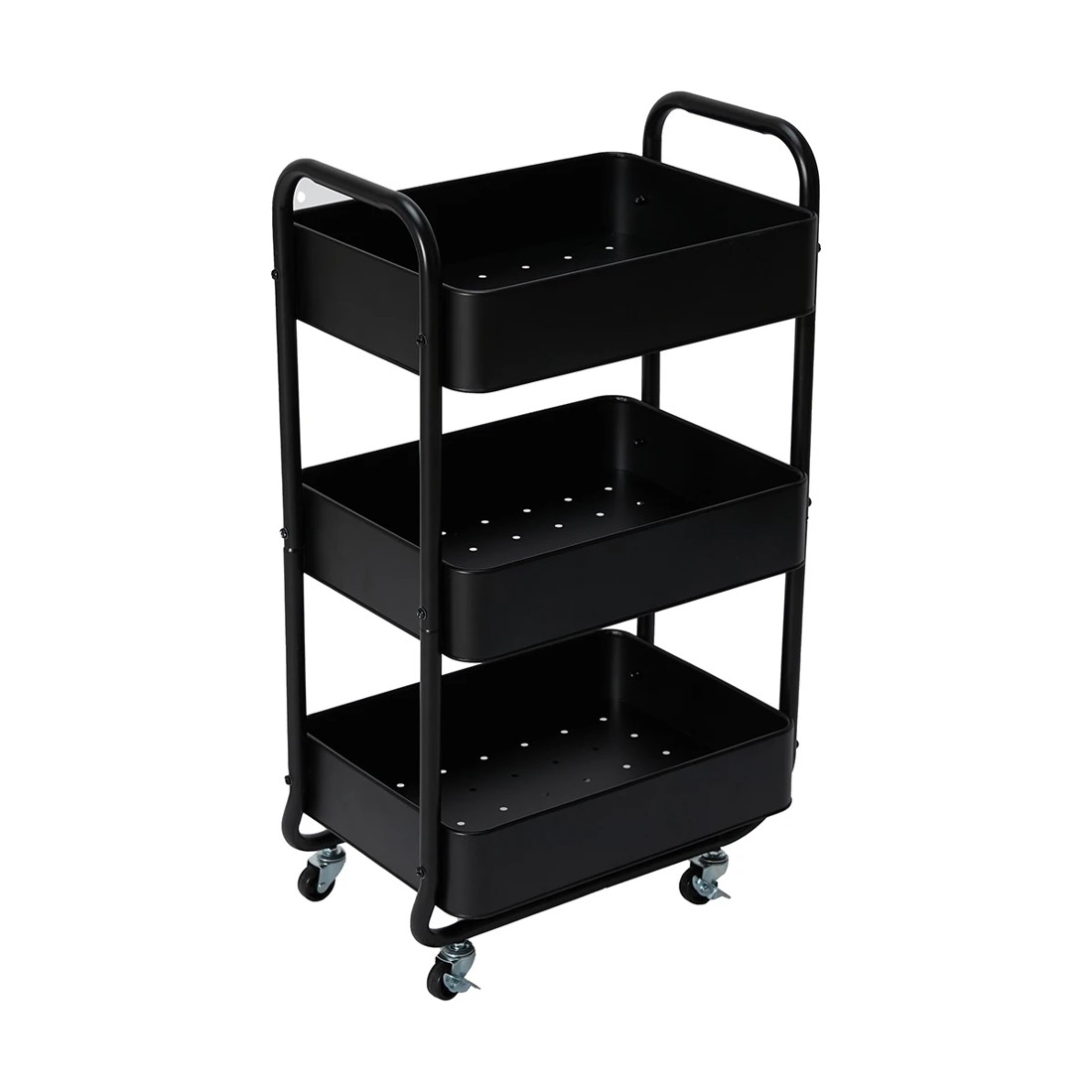 1 3 Tier Trolley - Black, 1 of 7