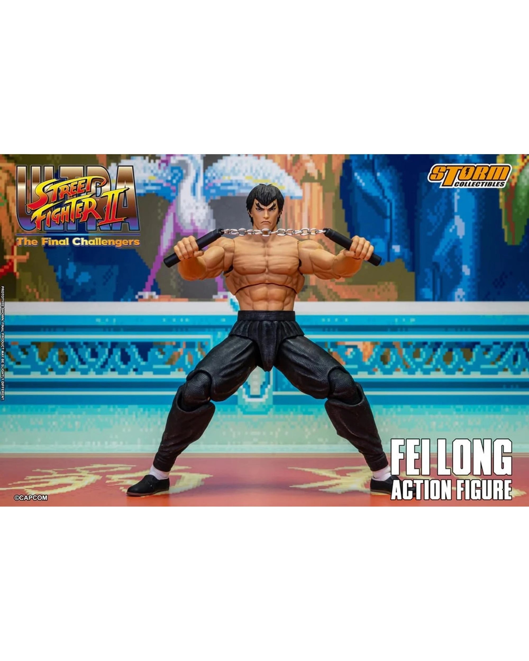 8 Ultra Street Fighter II The New Challengers Fei Long Action Figure, 8 of 10