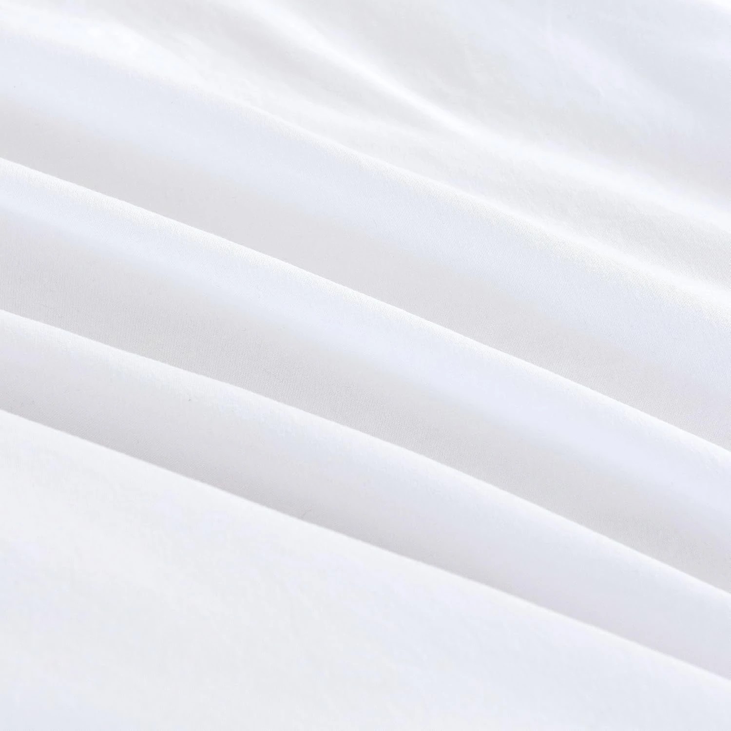 6 CleverPolly 2-Pack Vintage Washed Microfibre Standard Pillowcases - White, 6 of 6