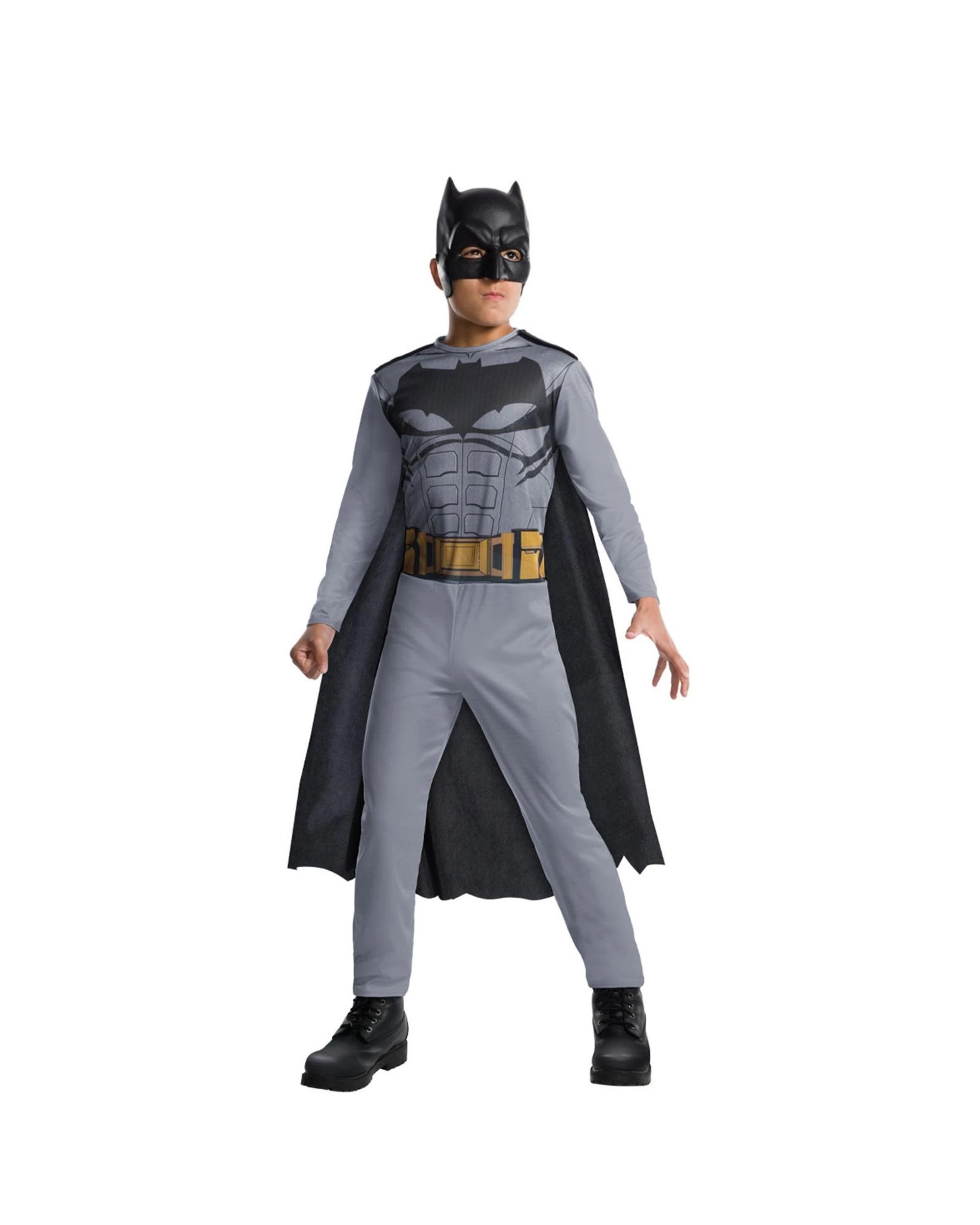 1 DC Batman Classic Grey Jumpsuit Child Costume Size 3-5 Years, 1 of 3
