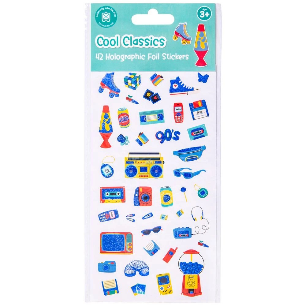 1 Learning Can Be Fun Cool Classics Holographic Stickers, 1 of 3
