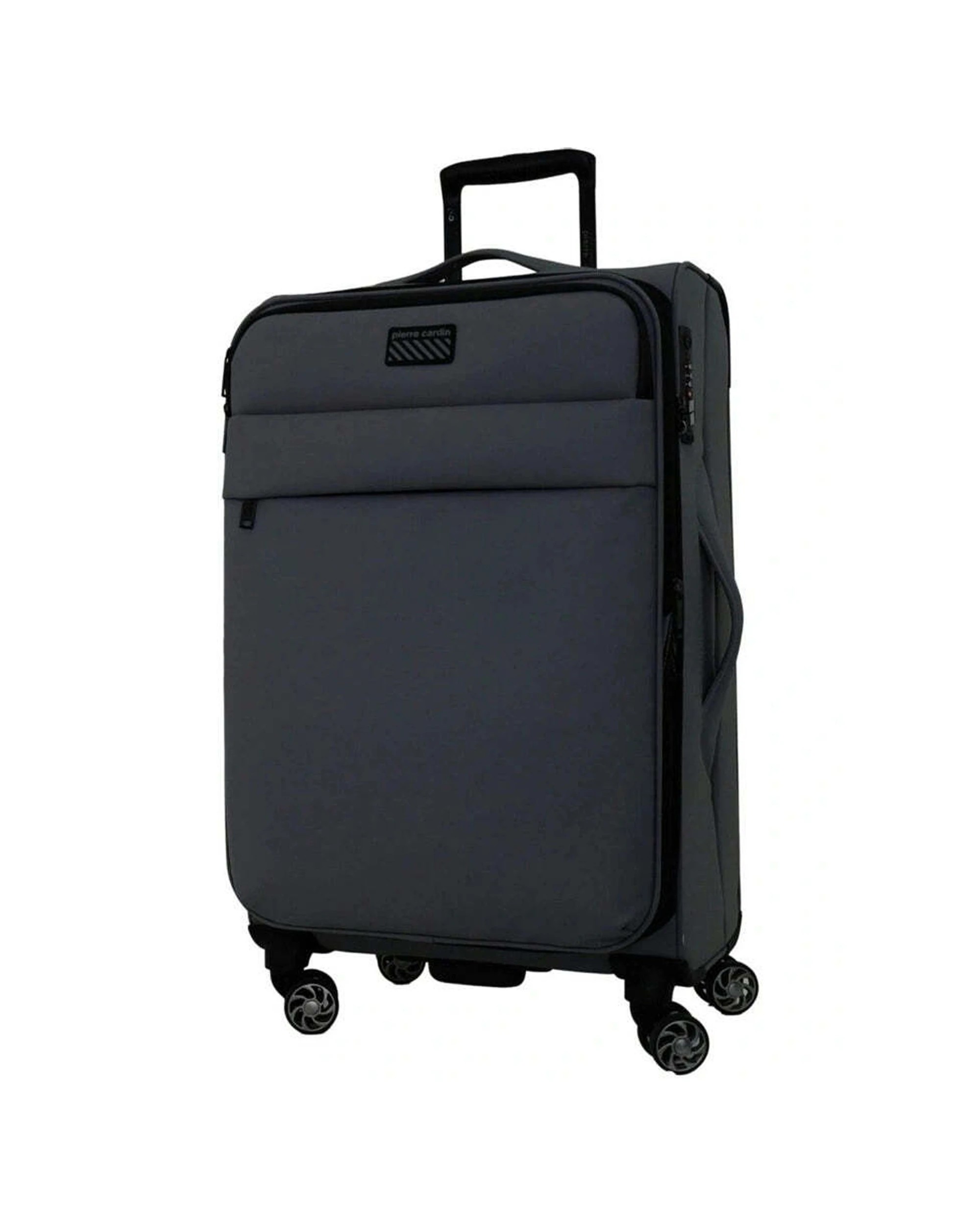 5 Pierre Cardin Soft Water-Repellent Spinner Suitcase Large TSA Lock Expandable - Charcoal, 5 of 5