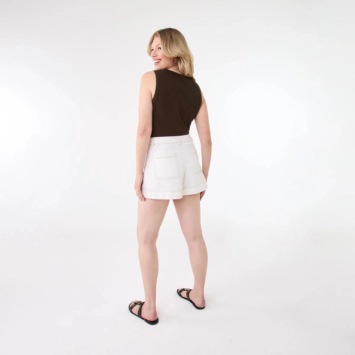 4 Sleeveless Asymmetric Top Melt Brown, 4 of 6