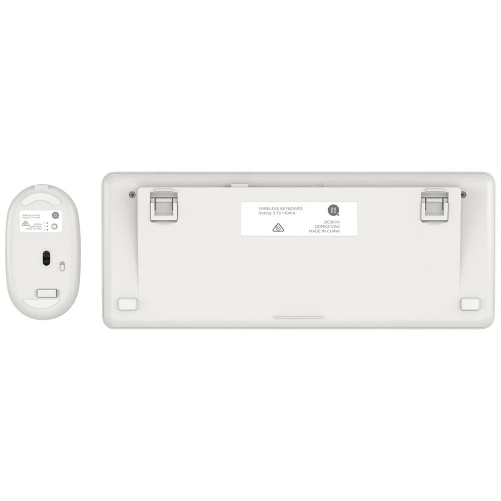 6 Qudo Curve Compact Keyboard & Mouse Combo White, 6 of 7