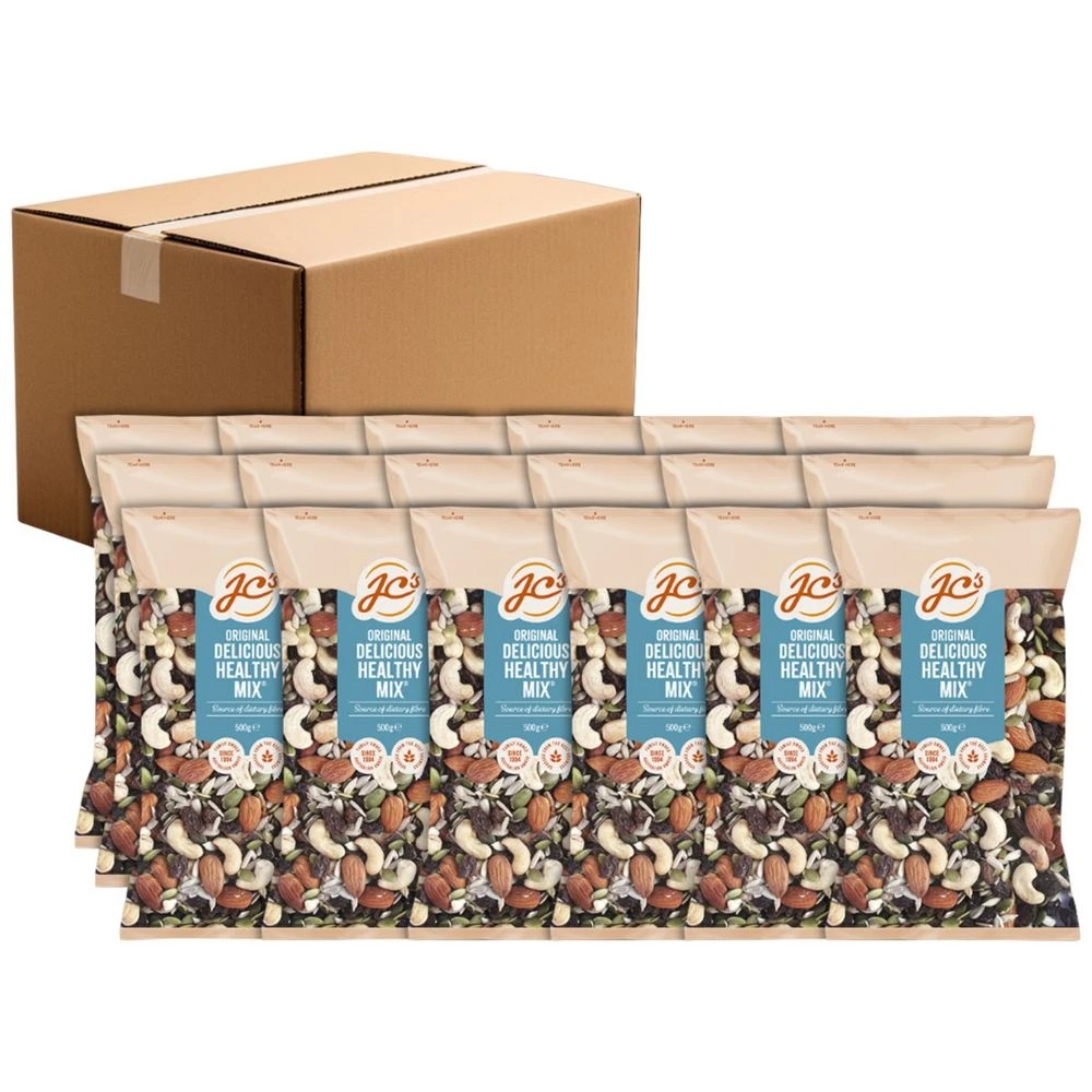 1 J.C.'s Delicious Healthy Mix 500g 18 Pack, 1 of 2