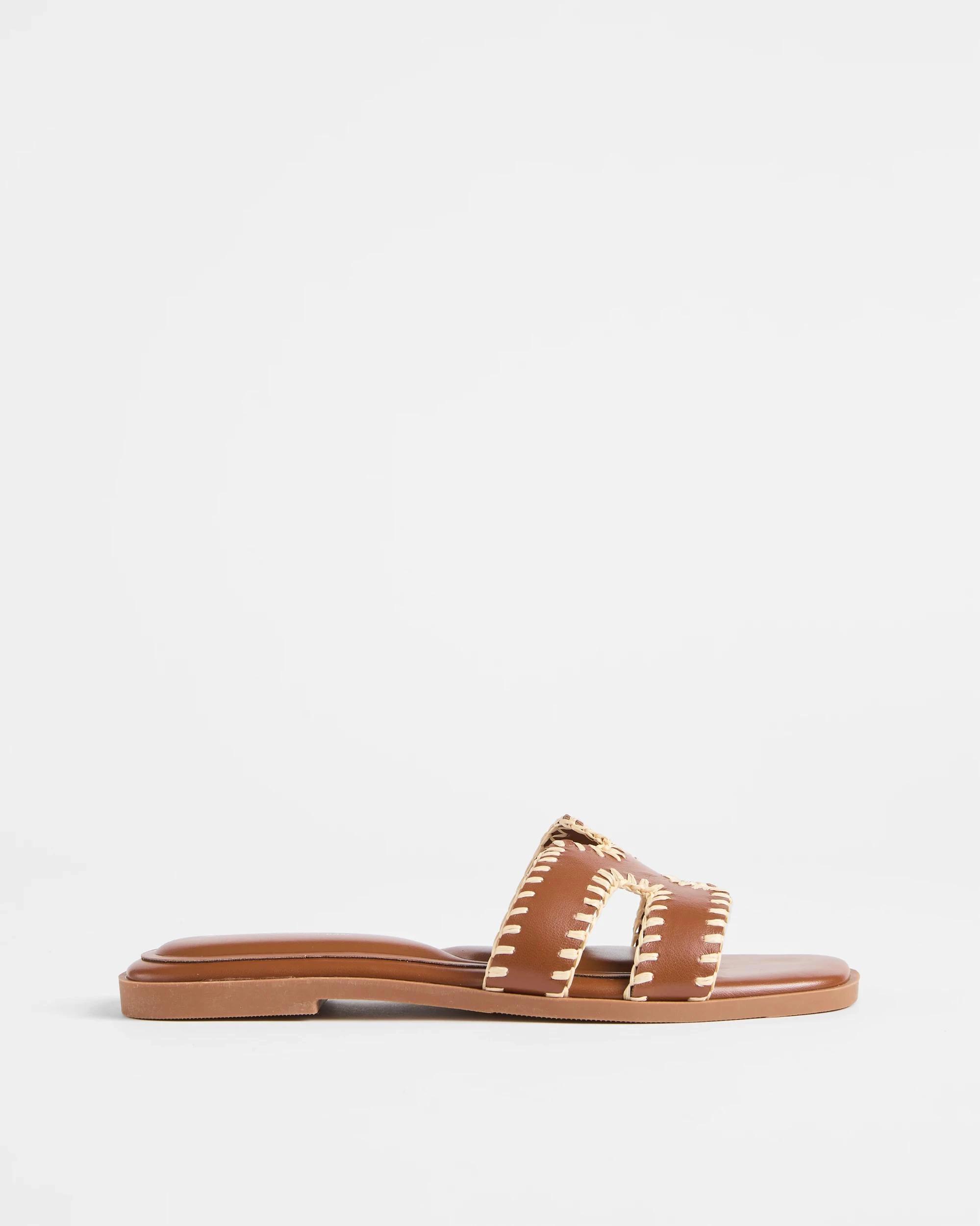 1 Target Womens Flat Sandal - Harmony TAN, 1 of 3