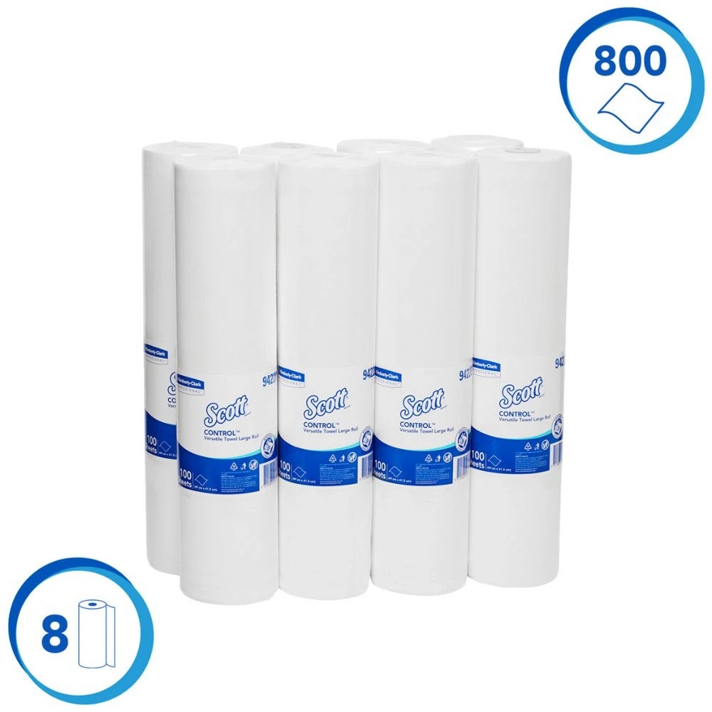 Scott Control Versatile Hand Towel Large 8 Pack - Kmart