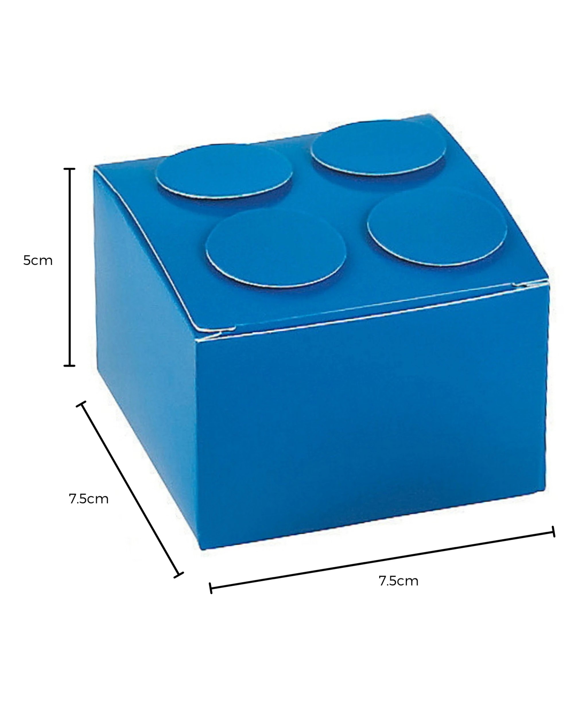 2 Oriental Trading Coloured Brick Party Favour Boxes Pack of 6, 2 of 2