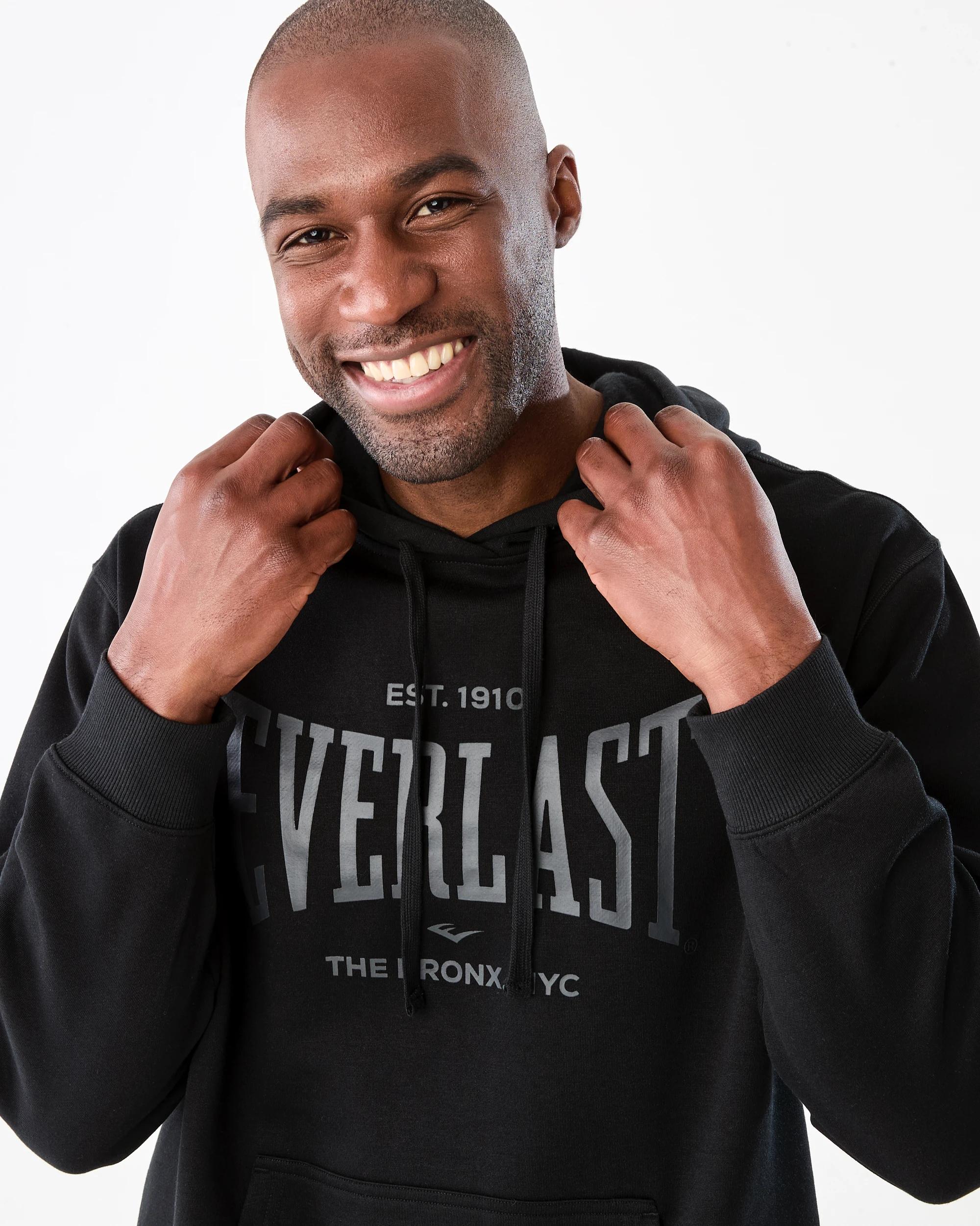 4 Everlast Mens Bronx Hoodie Black, 4 of 8