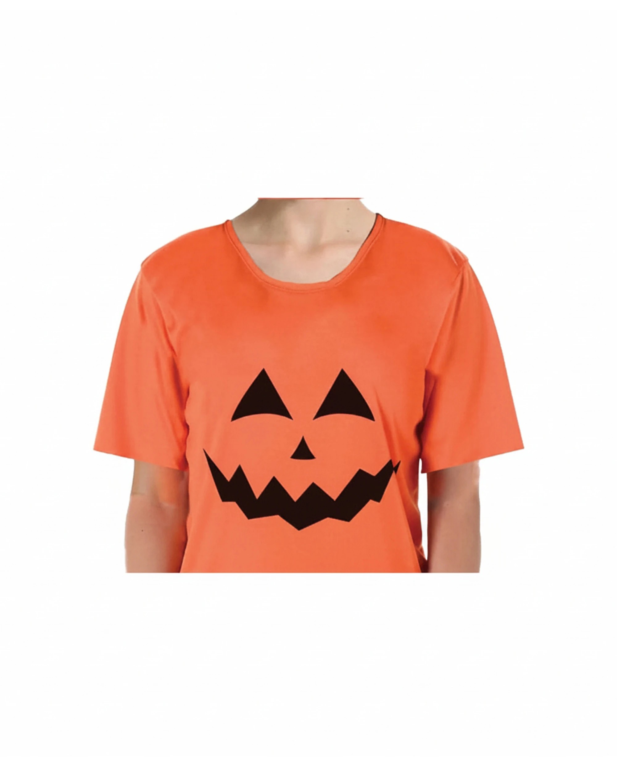 1 JD Party Kids Halloween Pumpkin Face Short Sleeve T-Shirt Medium 7-9y - Orange, 1 of 1
