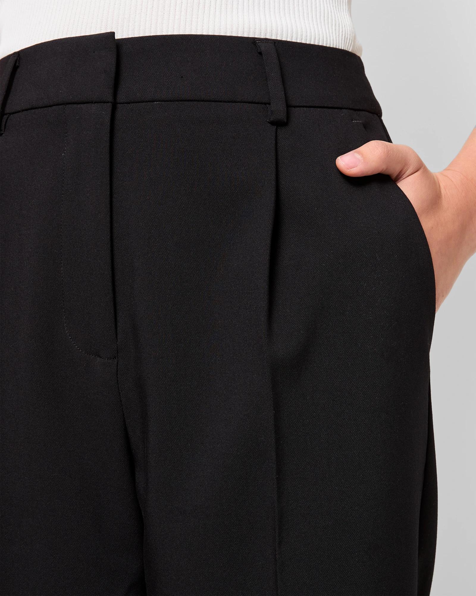 3 Classic Tapered Ankle Length Pants - Preview BLACK, 3 of 5