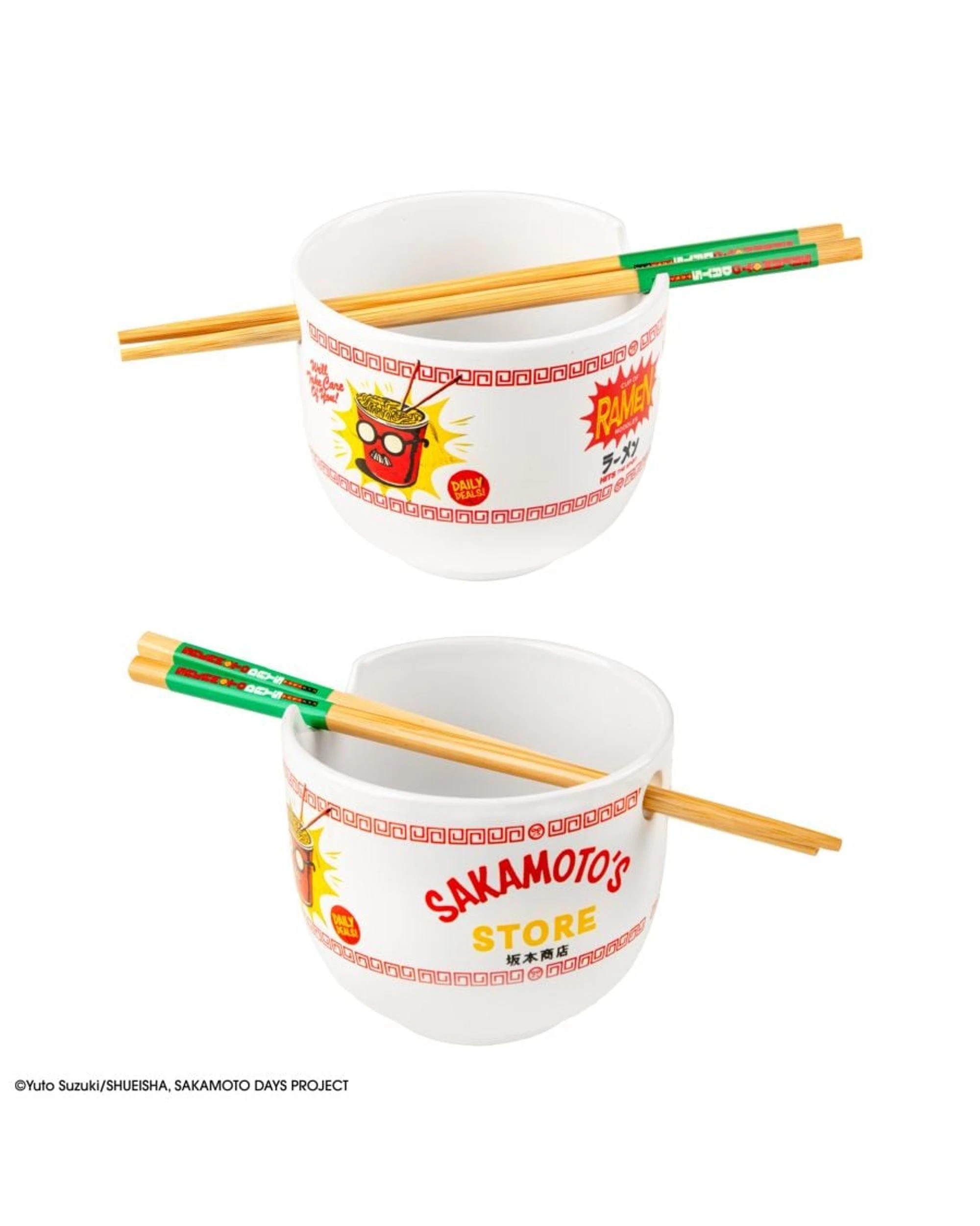 8 Sakamoto Days Sakamoto's Store Ramen Bowl with Chopsticks, 8 of 8