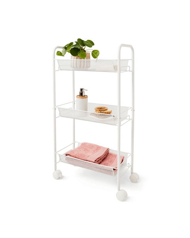 Slim Line Metal Trolley - W