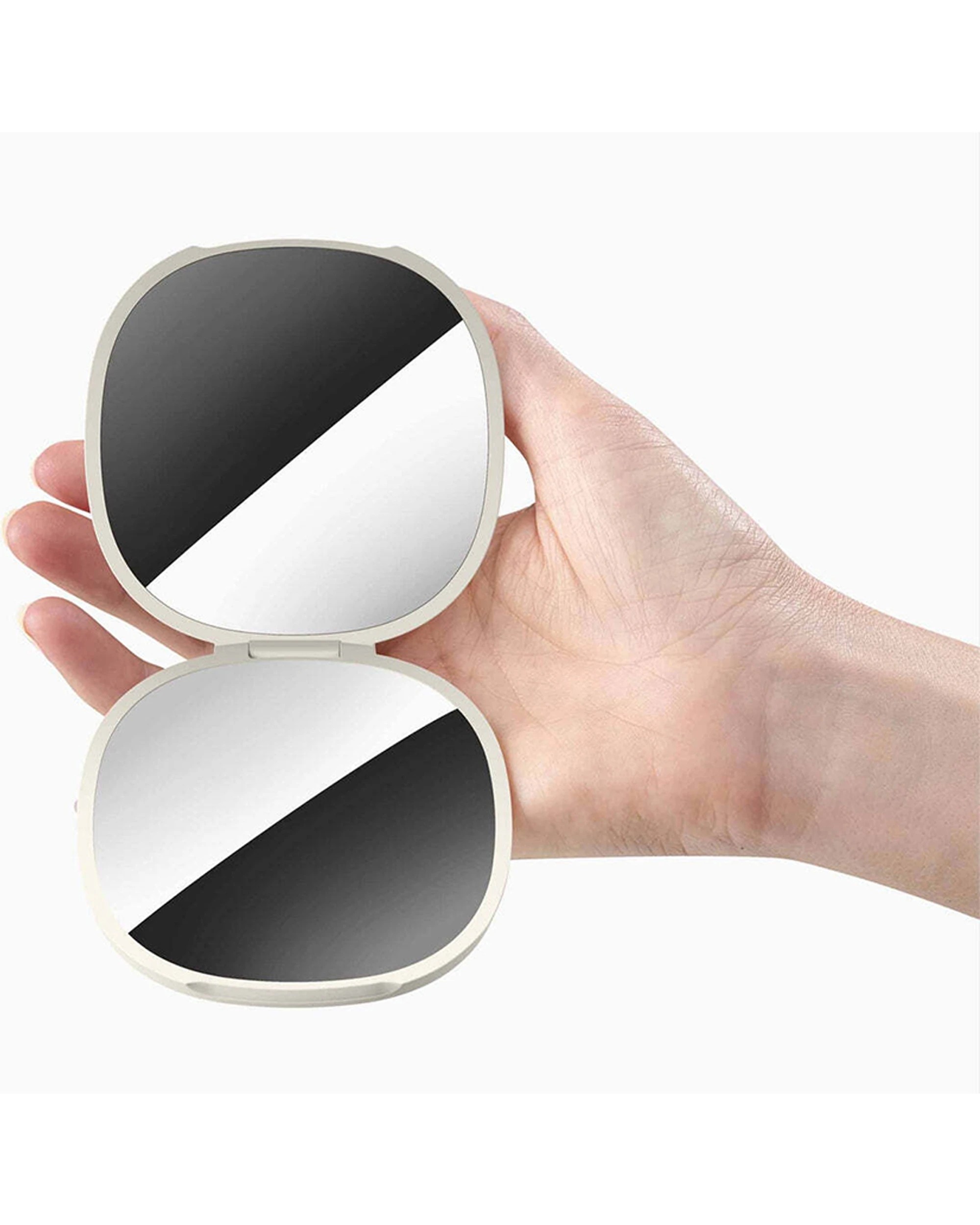 3 Joseph & Joseph Viva 2-in-1 Compact Magnifying Mirror - Shell - Clear, 3 of 5