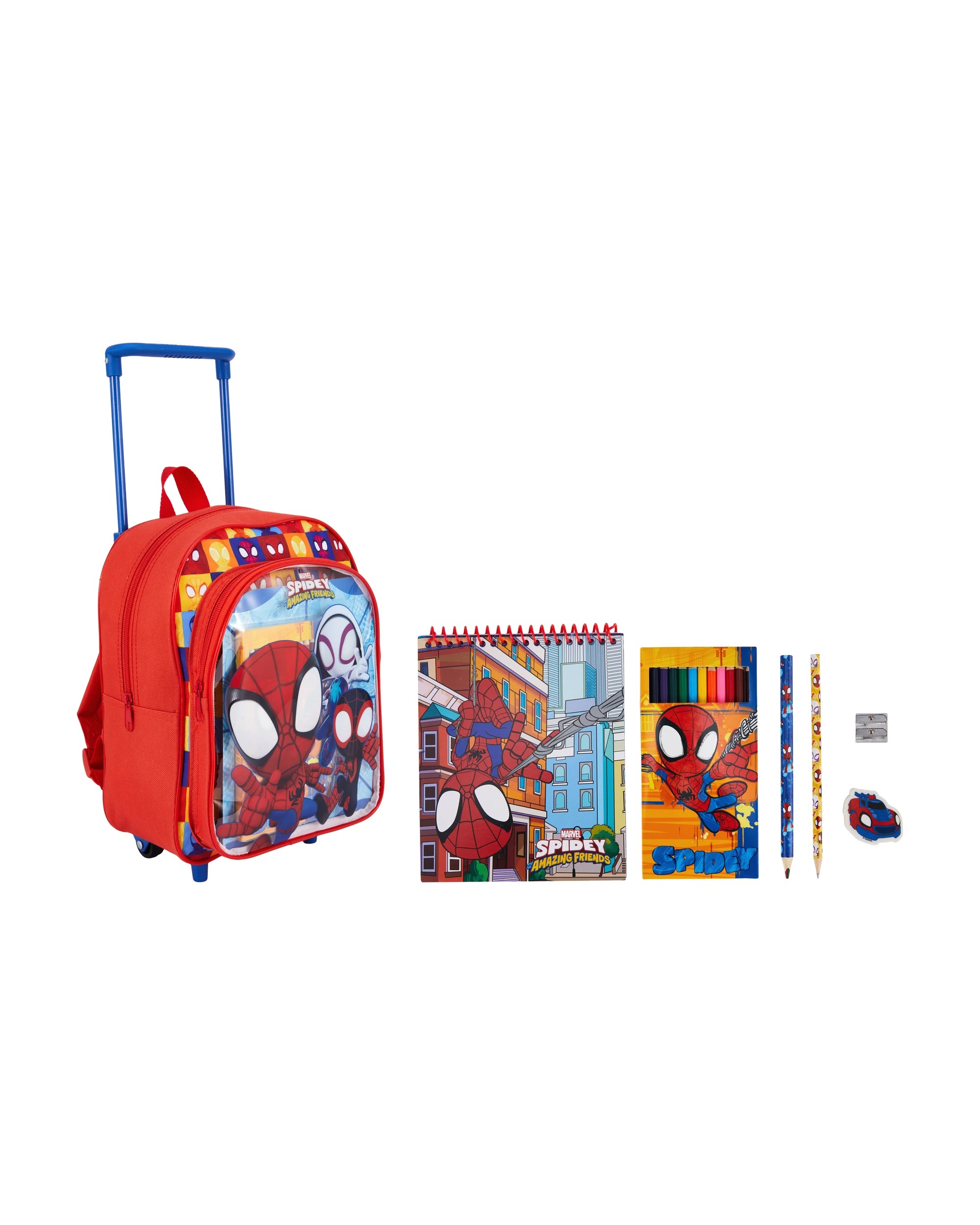 1 Disney Junior Marvel Spidey Amazing Friends Activity Backpack Trolley Kit, 1 of 9
