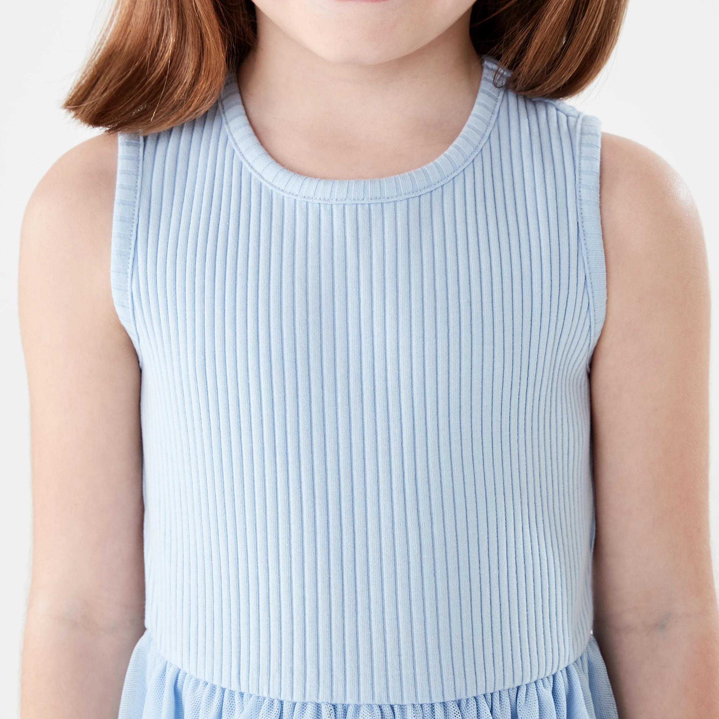 4 Sleeveless Tulle Dress ICE MIST, 4 of 7